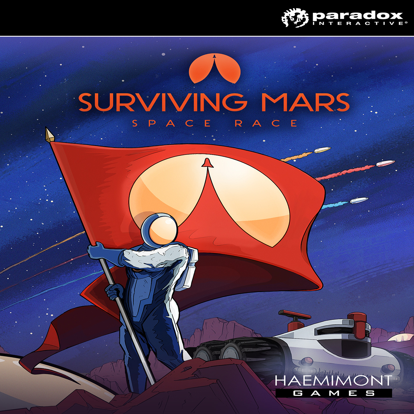 Surviving Mars: Space Race - pedn CD obal