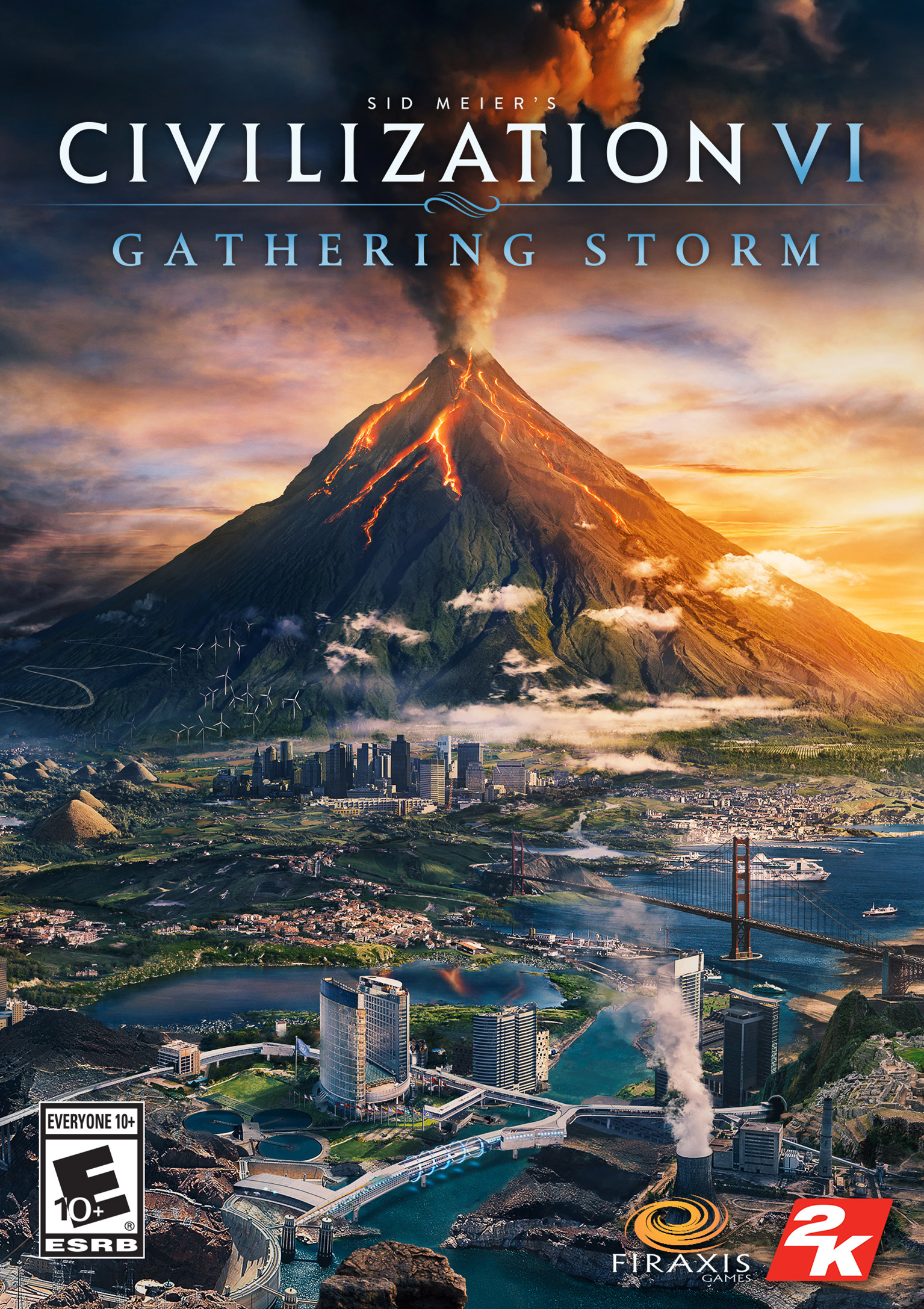 Civilization VI: Gathering Storm - pedn DVD obal