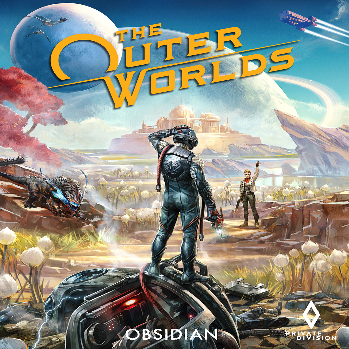 The Outer Worlds - pedn CD obal