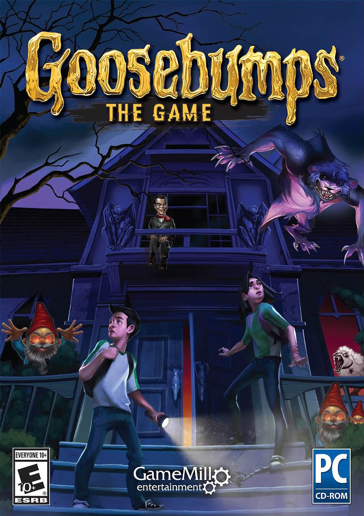 Goosebumps: The Game - pedn DVD obal
