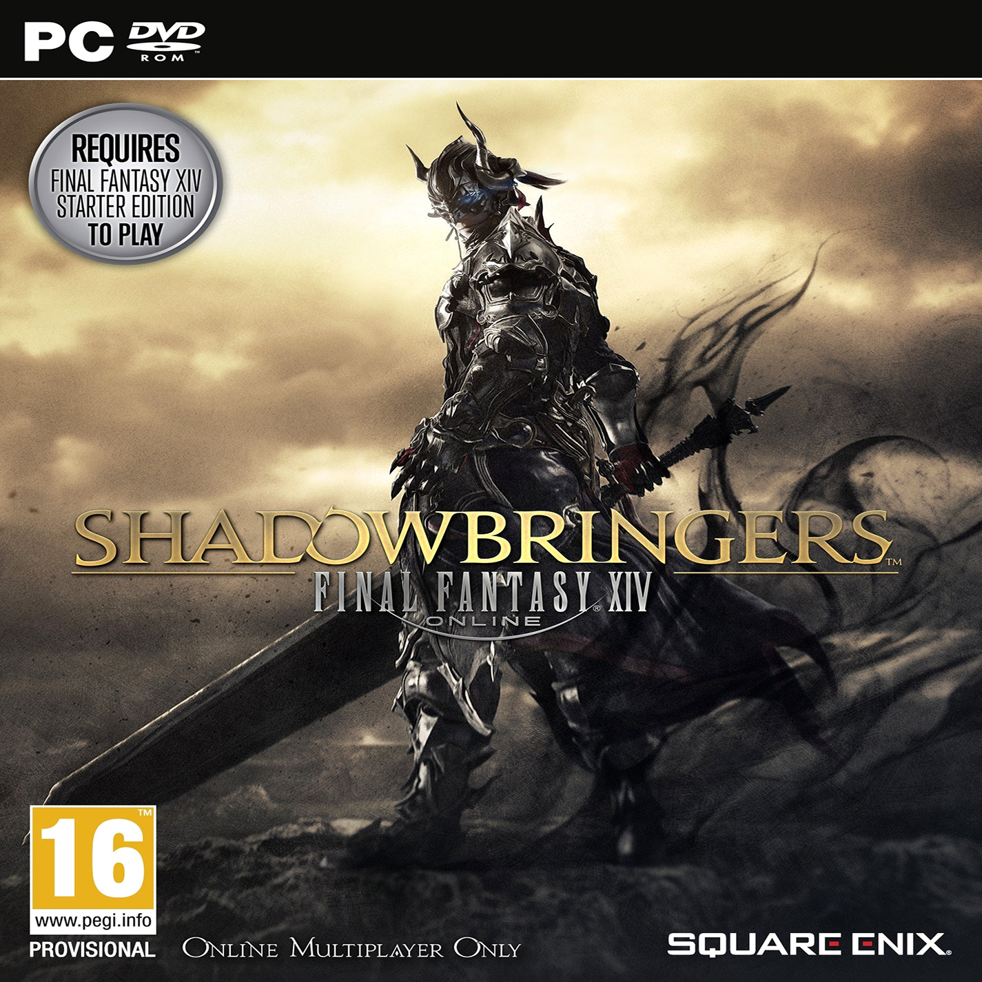 Final Fantasy XIV: Shadowbringers - pedn CD obal