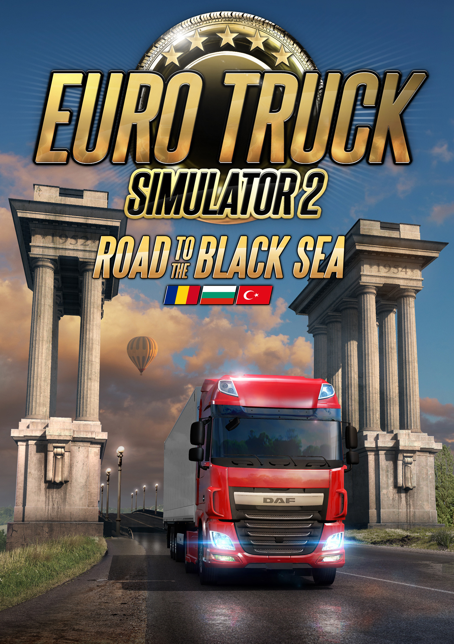Euro Truck Simulator 2: Road to the Black Sea - pedn DVD obal