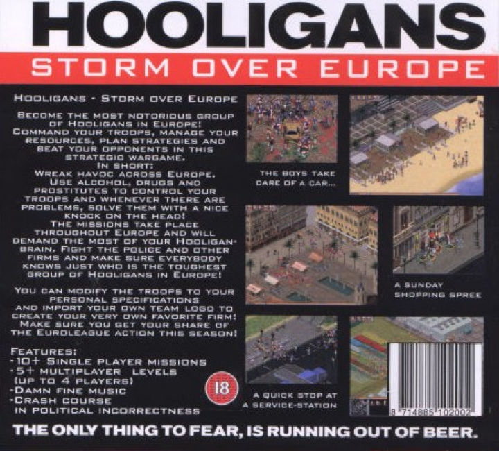 Hooligans: Storm Over Europe - zadn CD obal