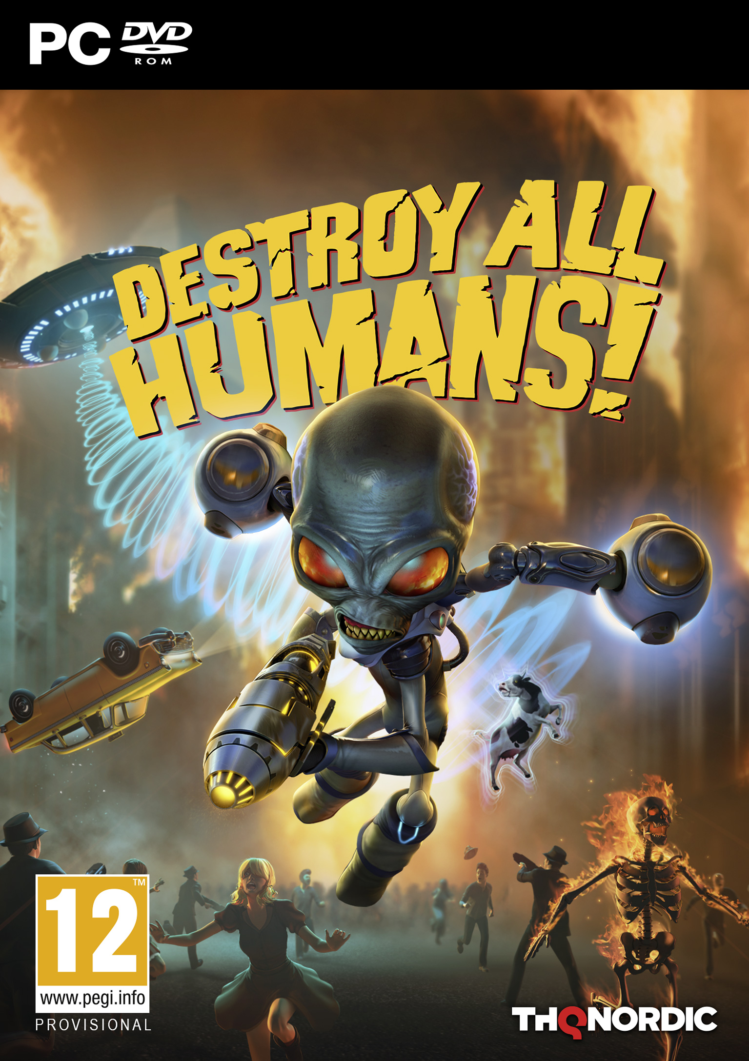 Destroy All Humans! Remake - pedn DVD obal