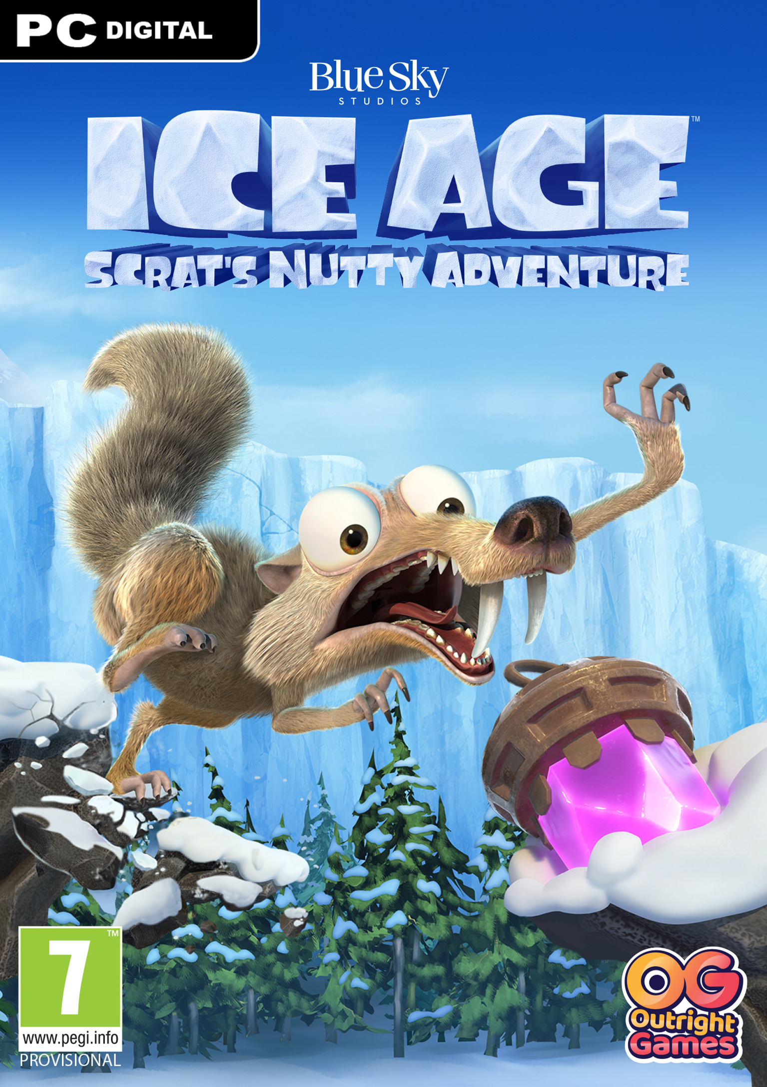 Ice Age: Scrat's Nutty Adventure - pedn DVD obal