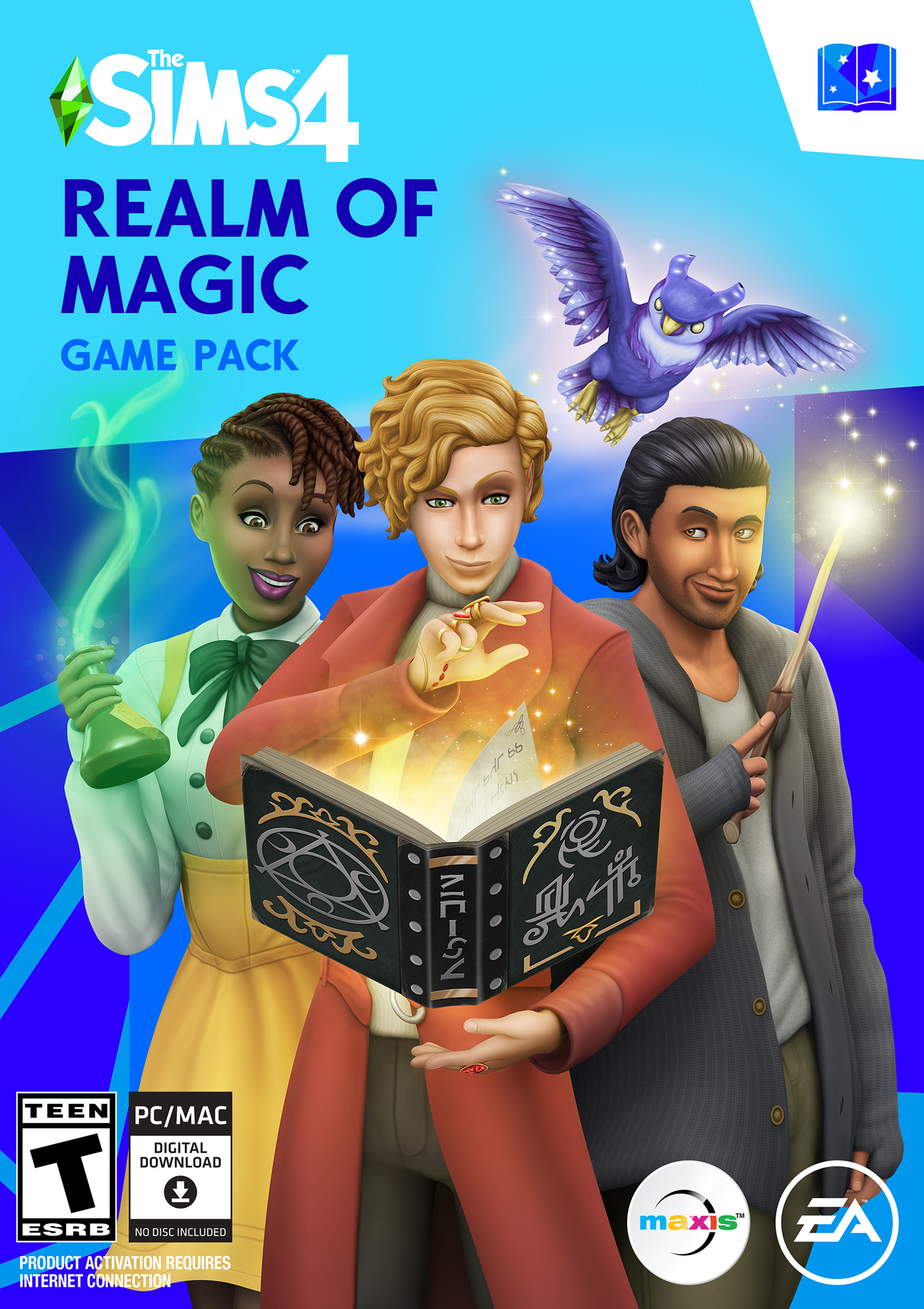 The Sims 4: Realm of Magic - pedn DVD obal