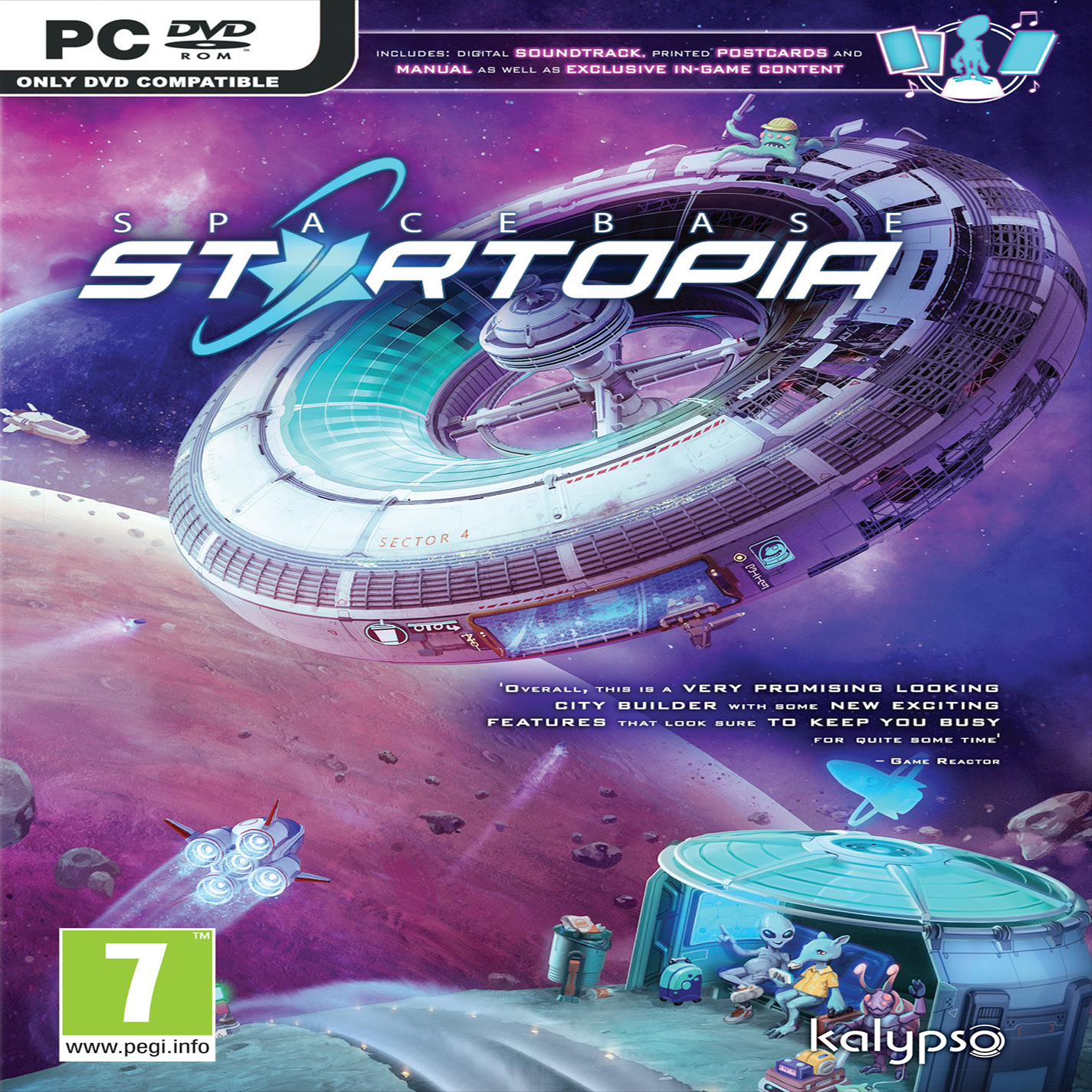 Spacebase Startopia - pedn CD obal