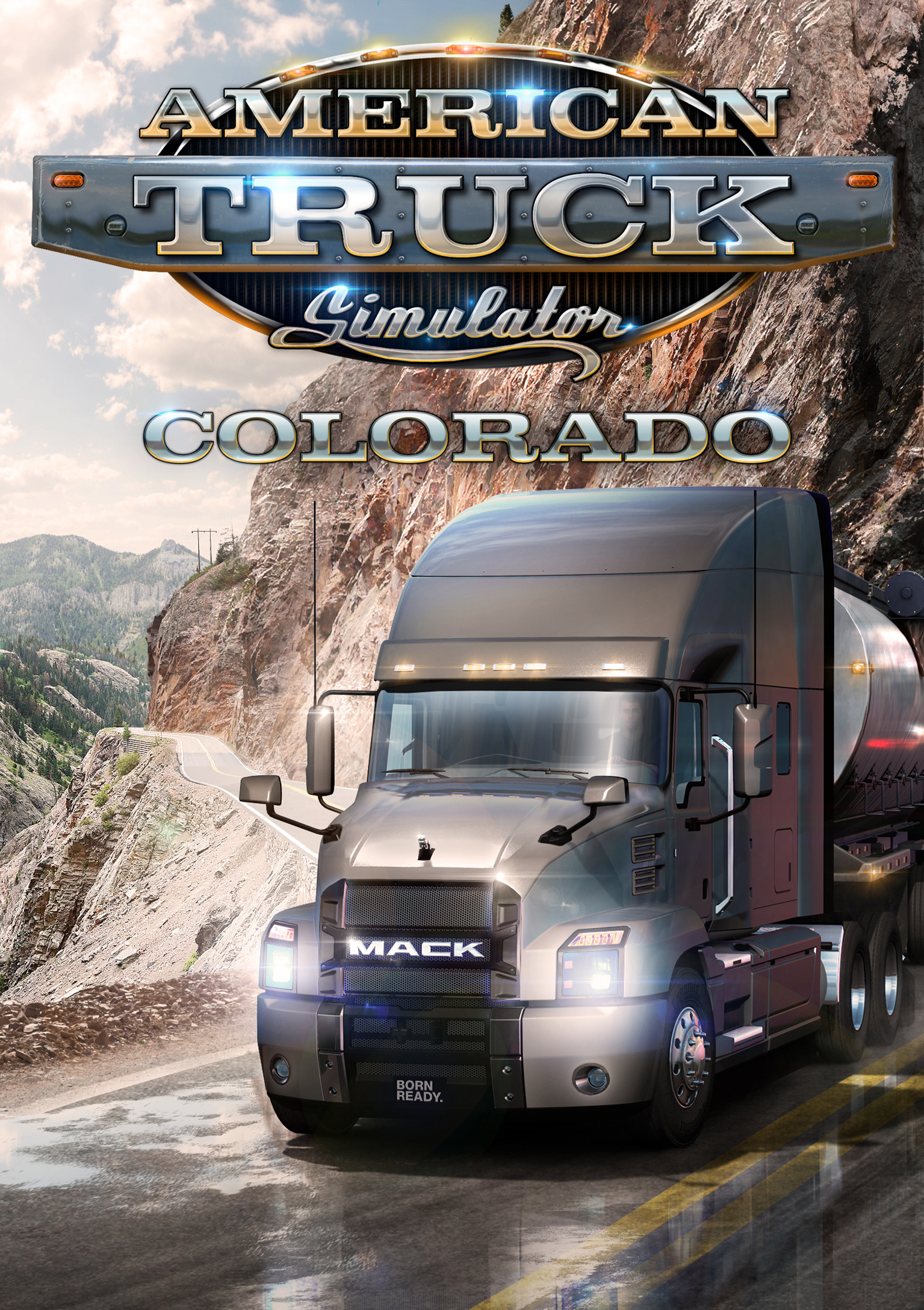 American Truck Simulator - Colorado - pedn DVD obal