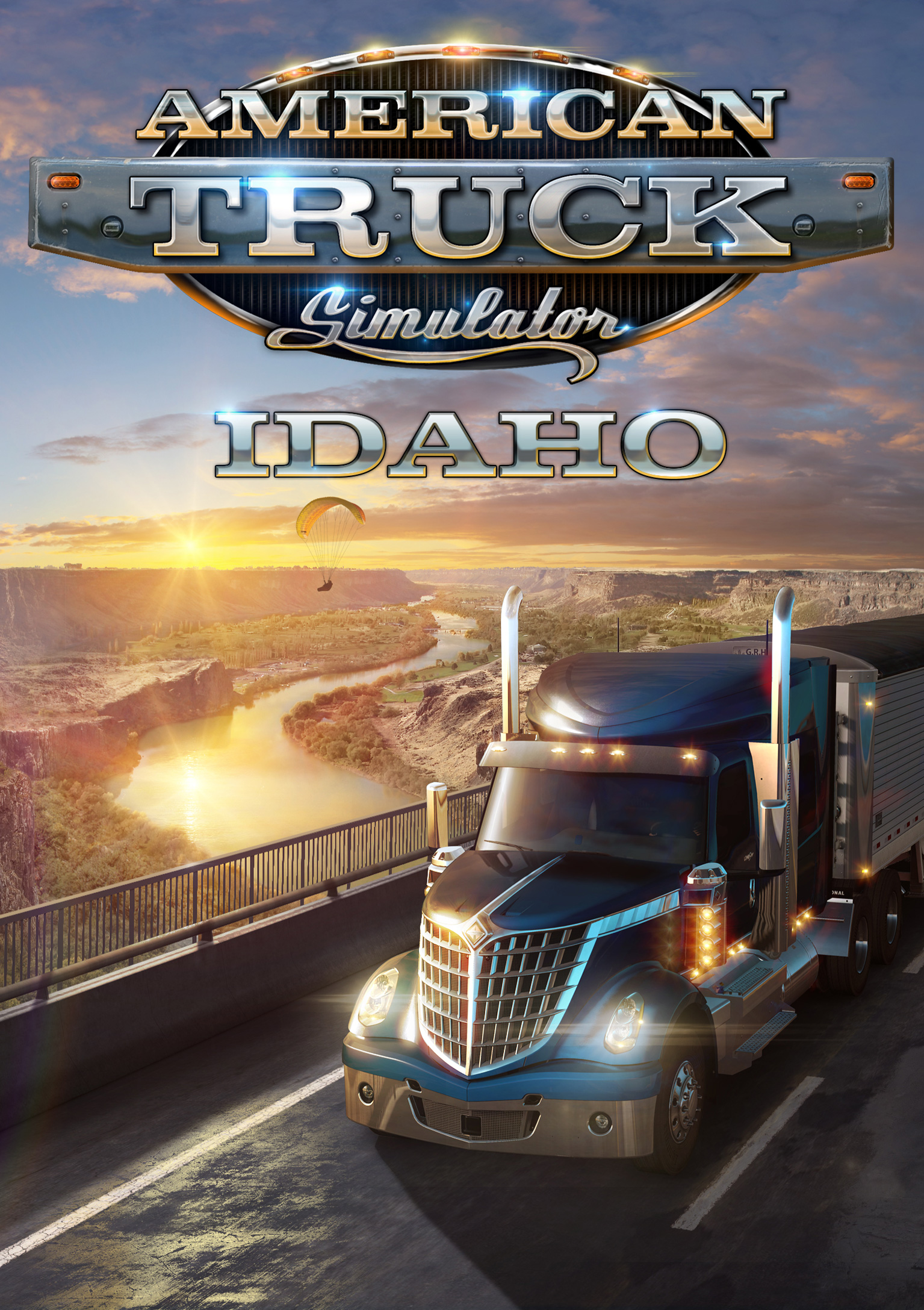 American Truck Simulator - Idaho - přední DVD obal