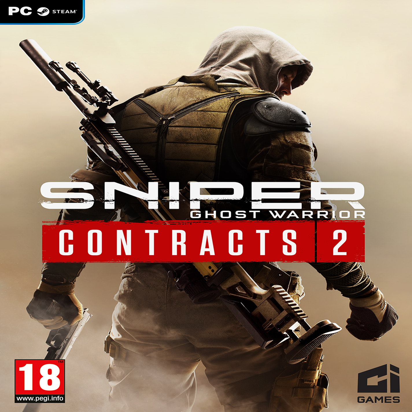 Sniper: Ghost Warrior - Contracts 2 - pedn CD obal