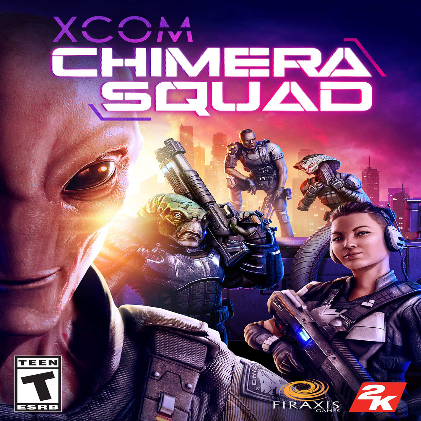 XCOM: Chimera Squad - pedn CD obal