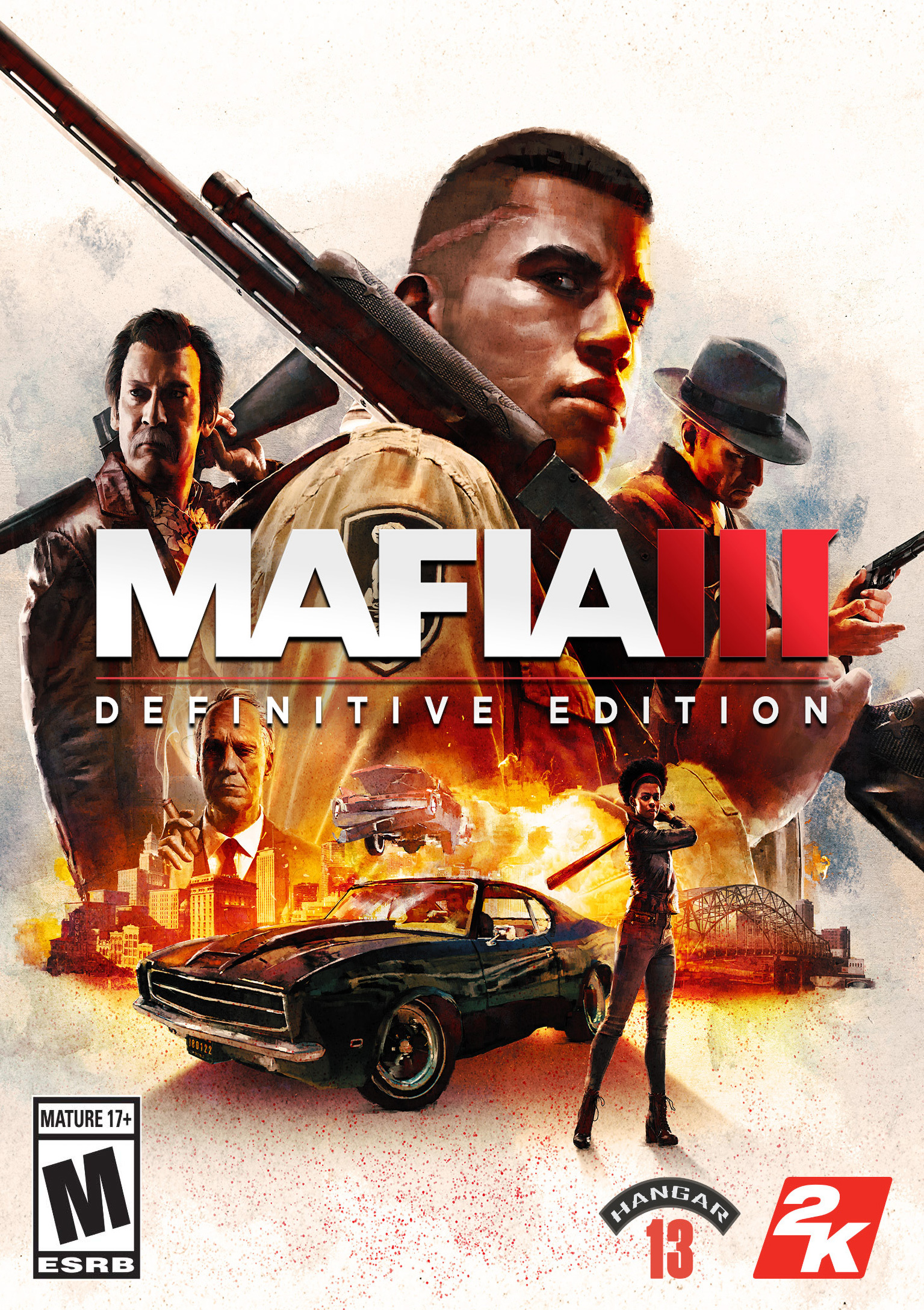 Mafia III: Definitive Edition - pedn DVD obal