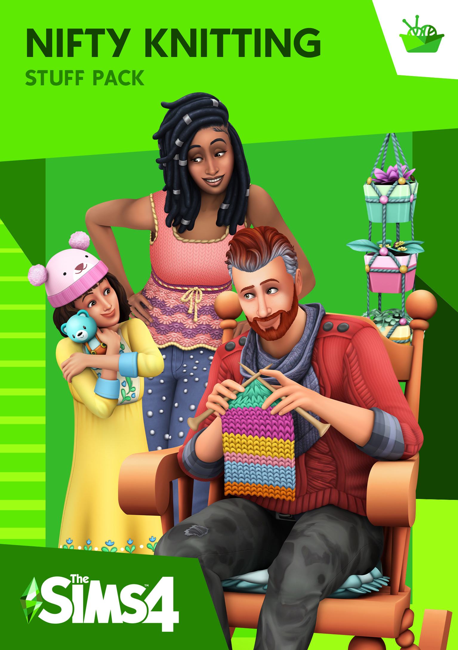 The Sims 4: Nifty Knitting Stuff - pedn DVD obal