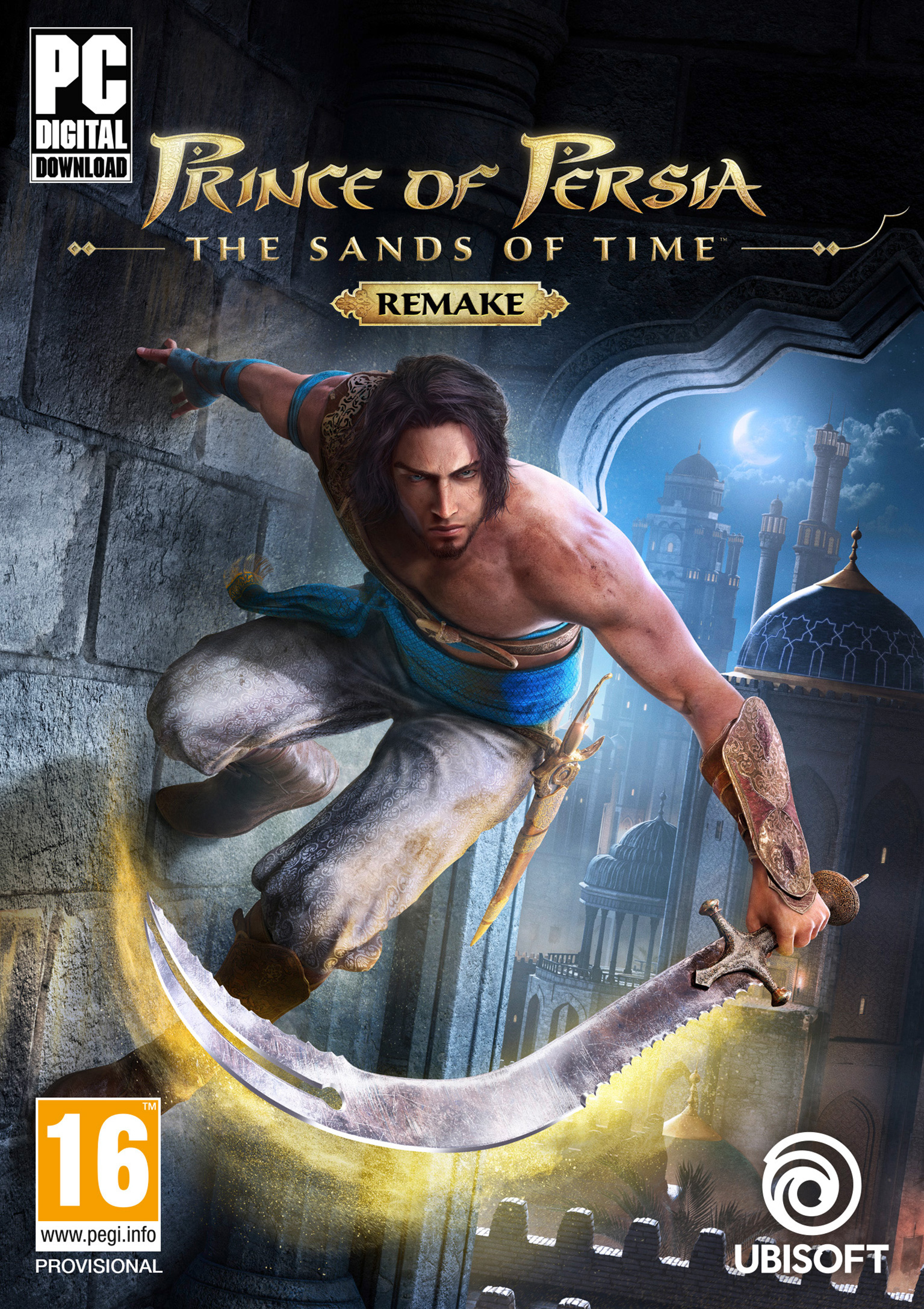 Prince of Persia: The Sands of Time Remake - pedn DVD obal