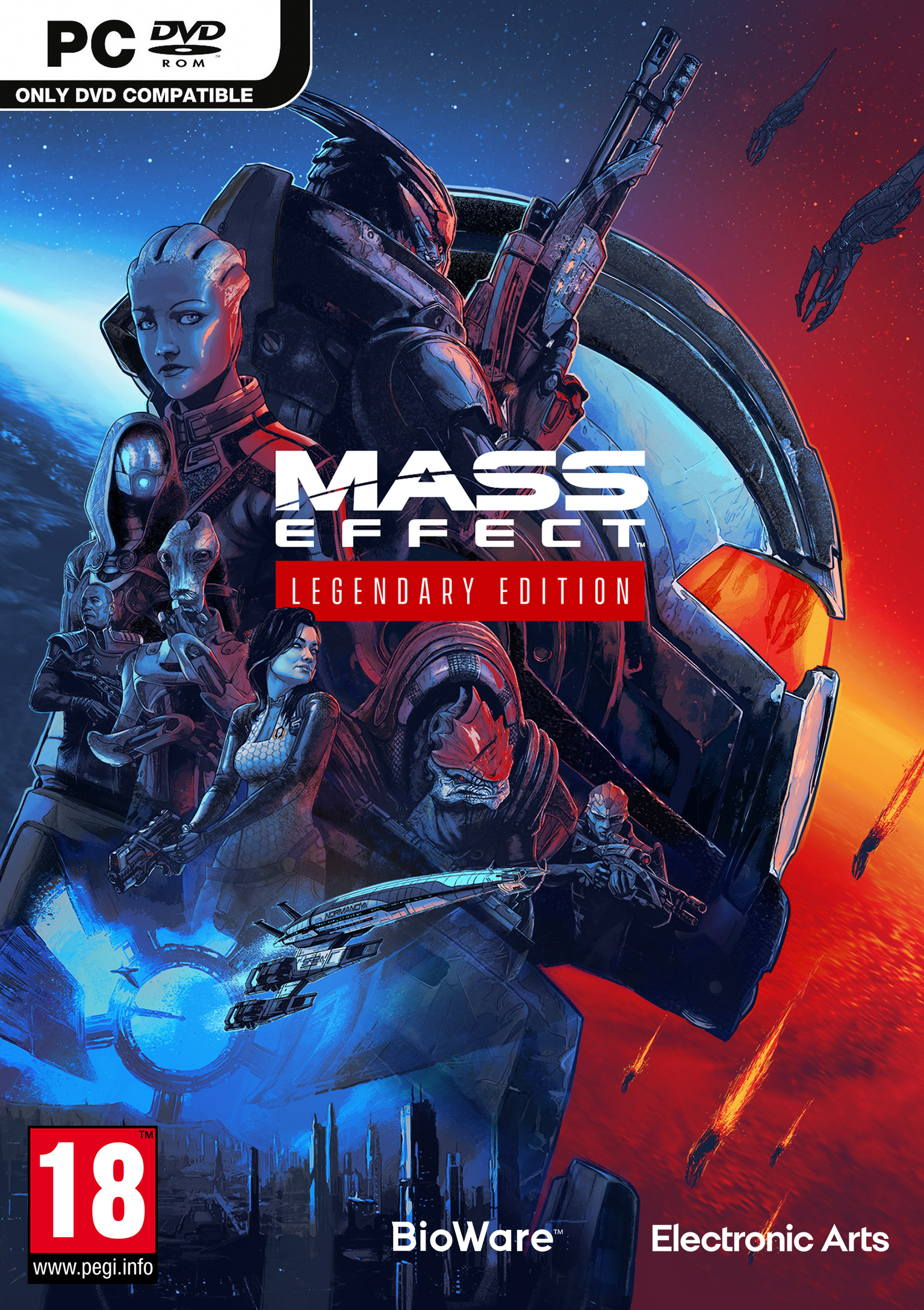 Mass Effect Legendary Edition - pedn DVD obal