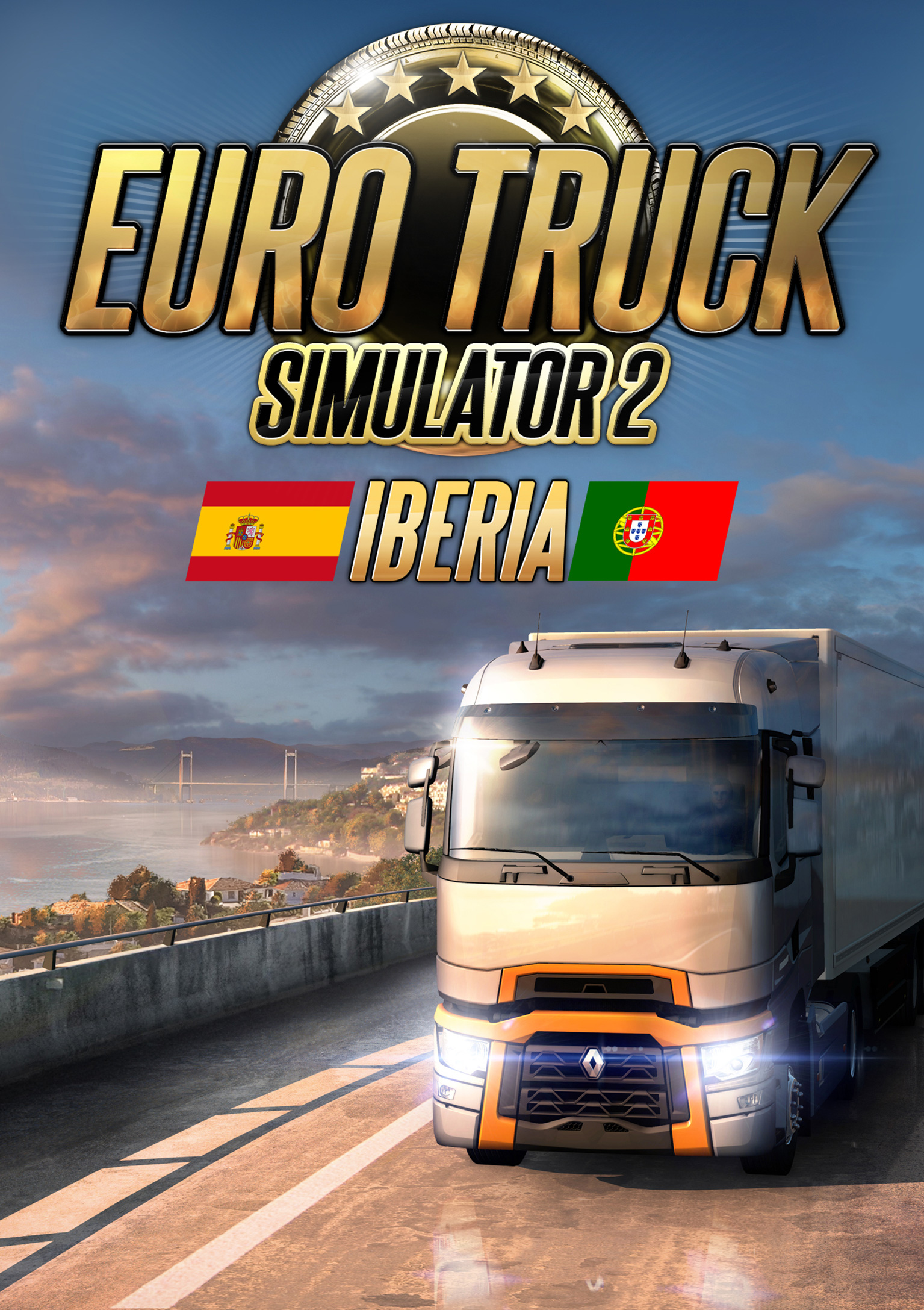 Euro Truck Simulator 2: Iberia - pedn DVD obal