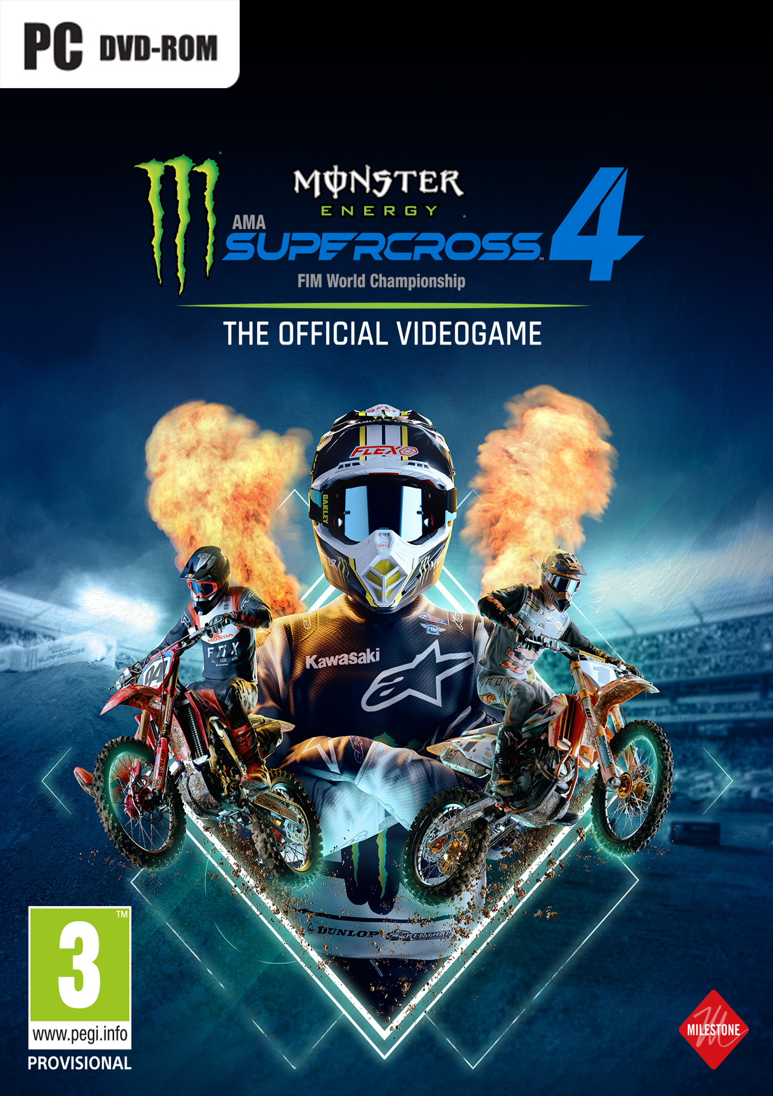 Monster Energy Supercross 4 - The Official Videogame - pedn DVD obal