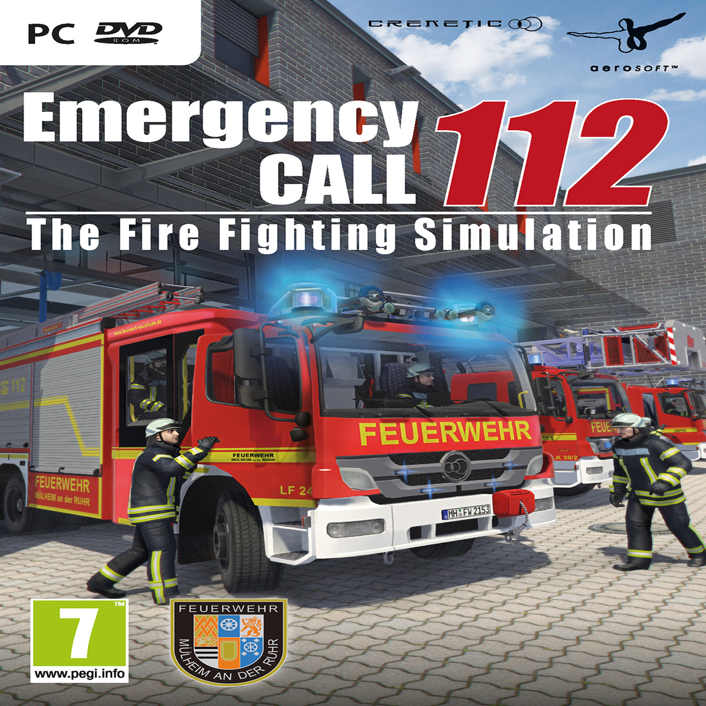 Emergency Call 112 - The Fire Fighting Simulation - pedn CD obal