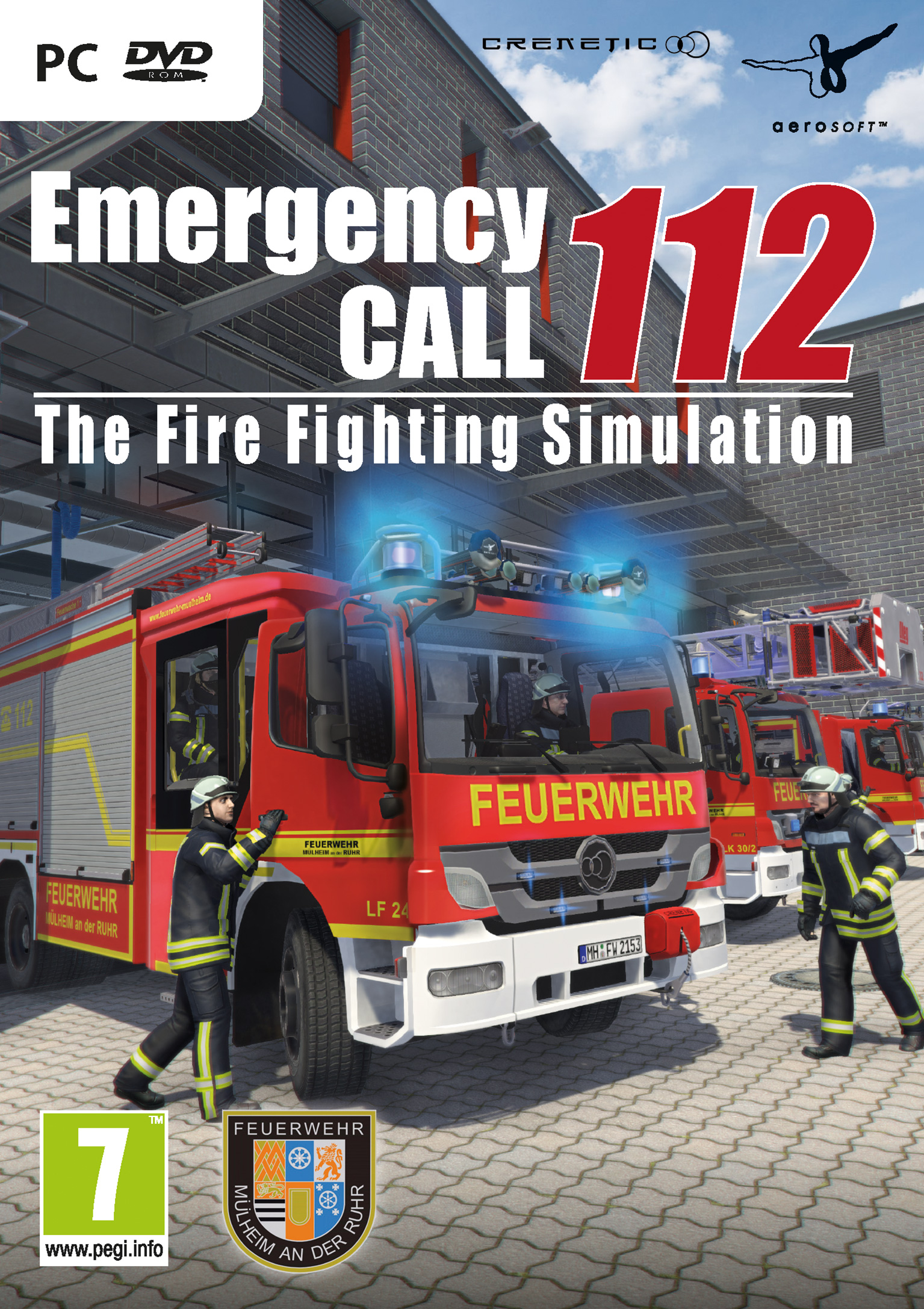 Emergency Call 112 - The Fire Fighting Simulation - pedn DVD obal