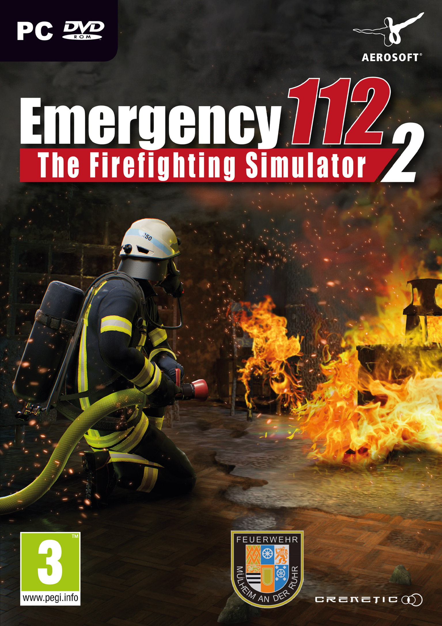 Emergency Call 112 - The Fire Fighting Simulation 2 - pedn DVD obal