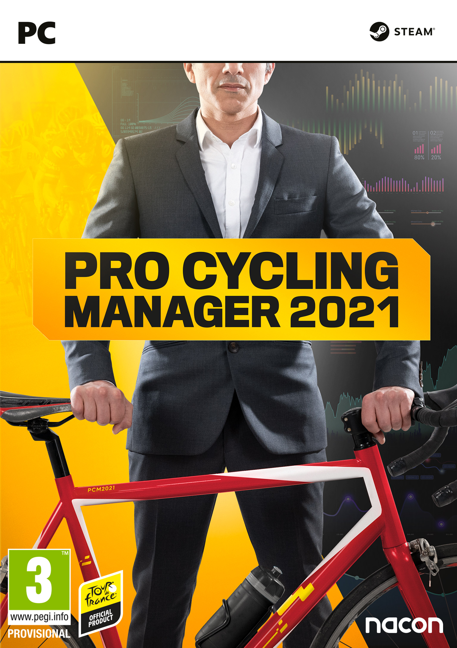 Pro Cycling Manager 2021 - pedn DVD obal