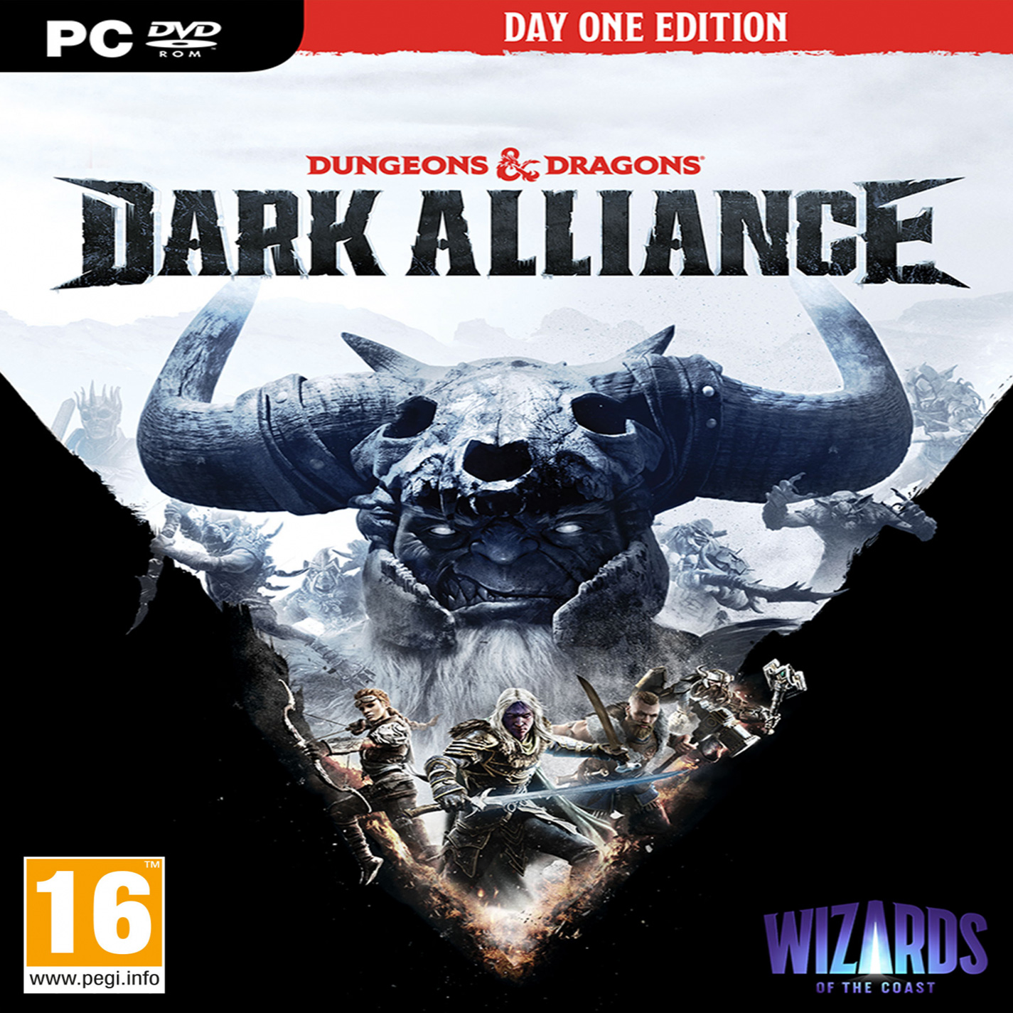 Dungeons & Dragons: Dark Alliance - přední CD obal