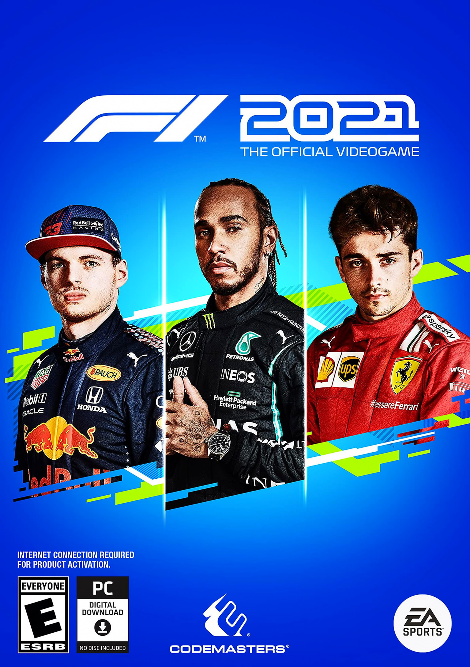 F1 2021 - pedn DVD obal