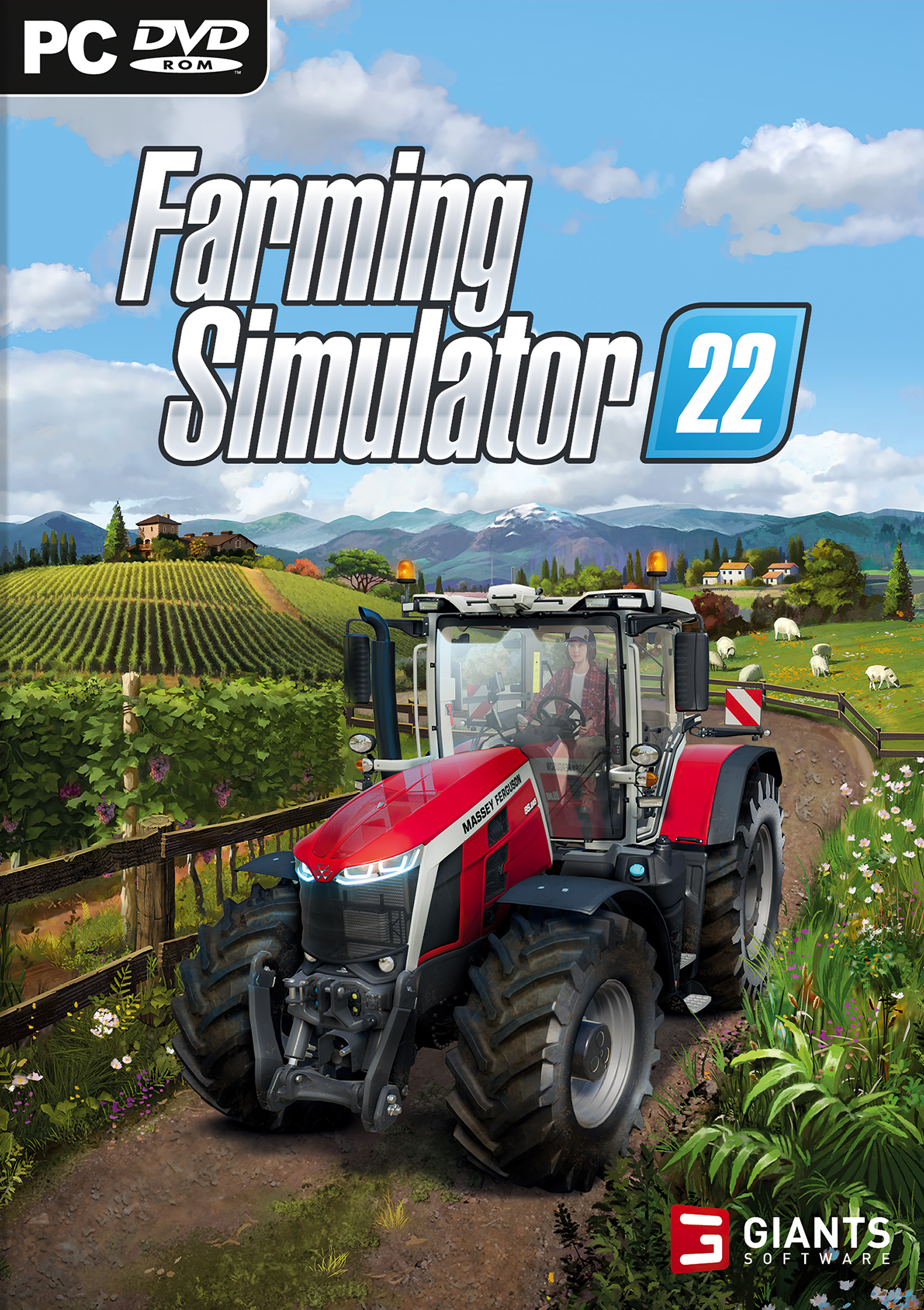 Farming Simulator 22 - pedn DVD obal