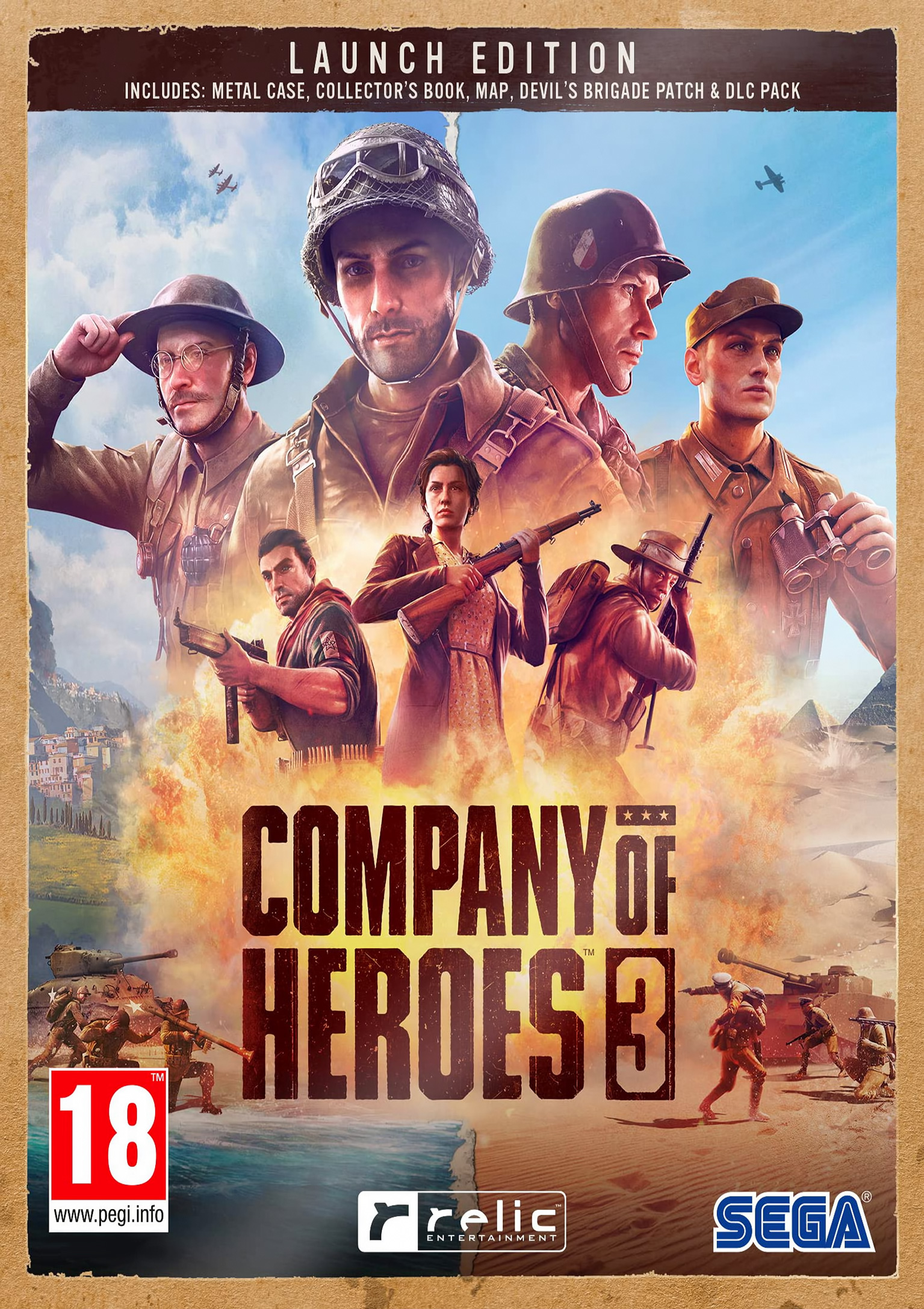Company of Heroes 3 - pedn DVD obal