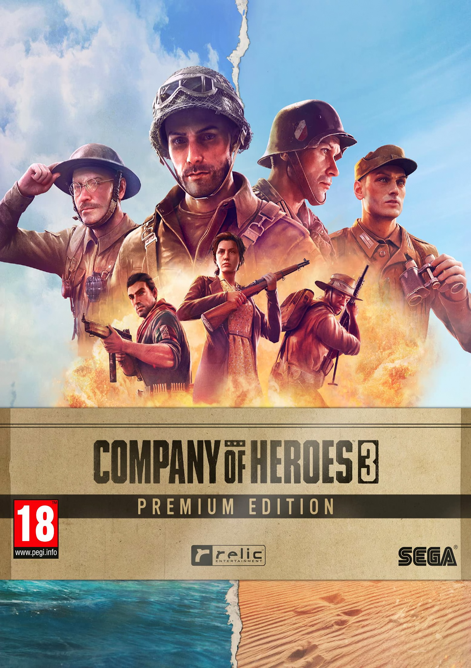 Company of Heroes 3 - pedn DVD obal 2