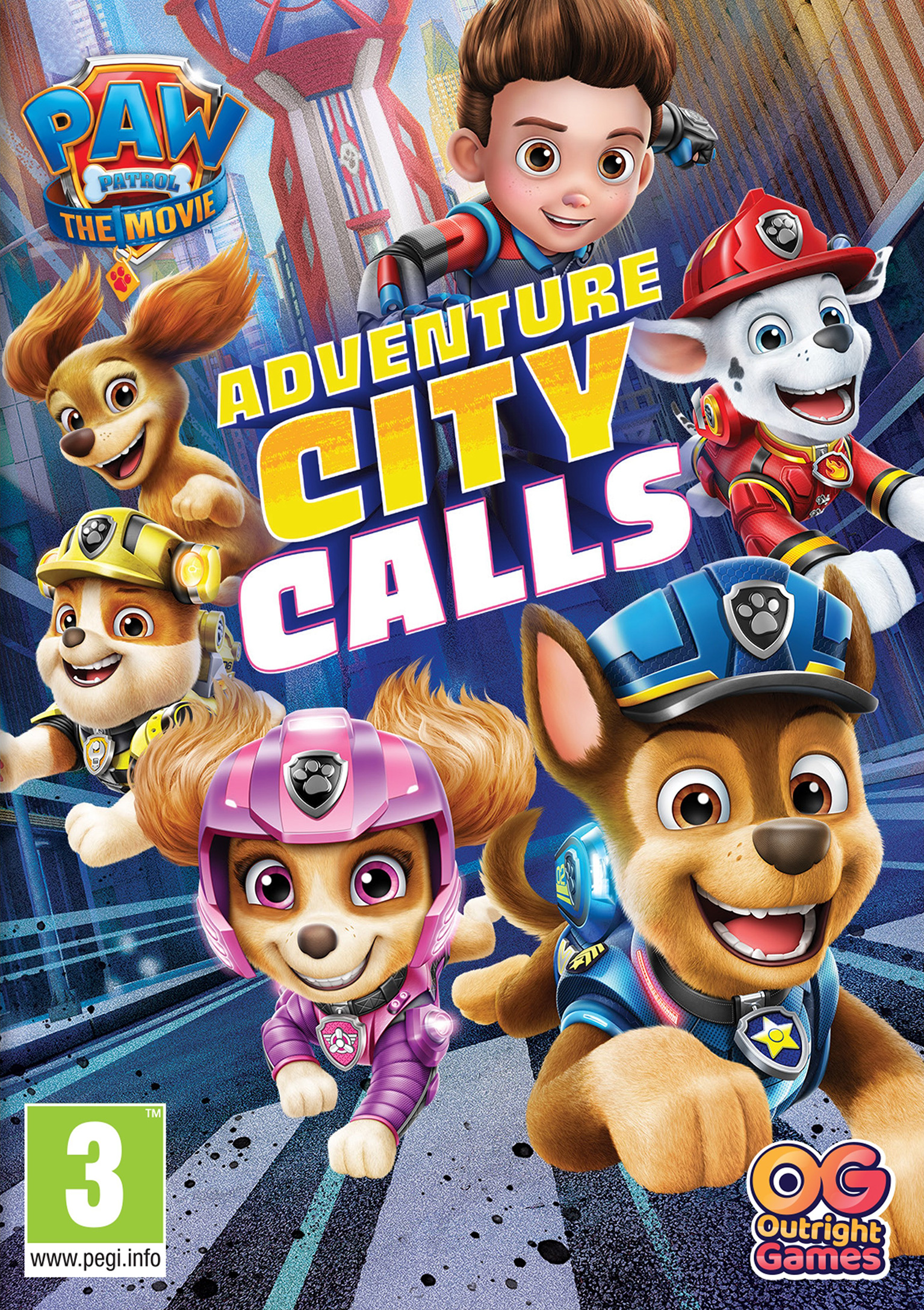 PAW Patrol The Movie: Adventure City Calls - pedn DVD obal