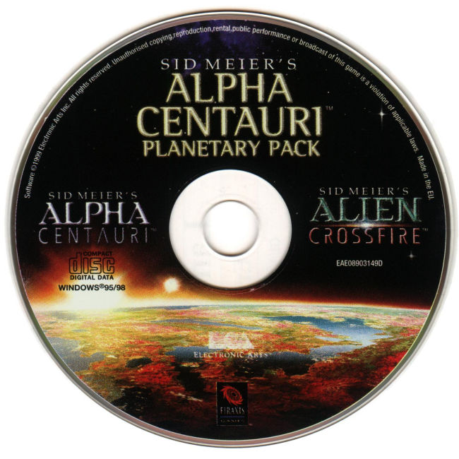 Alpha Centauri: Planetary Pack - CD obal