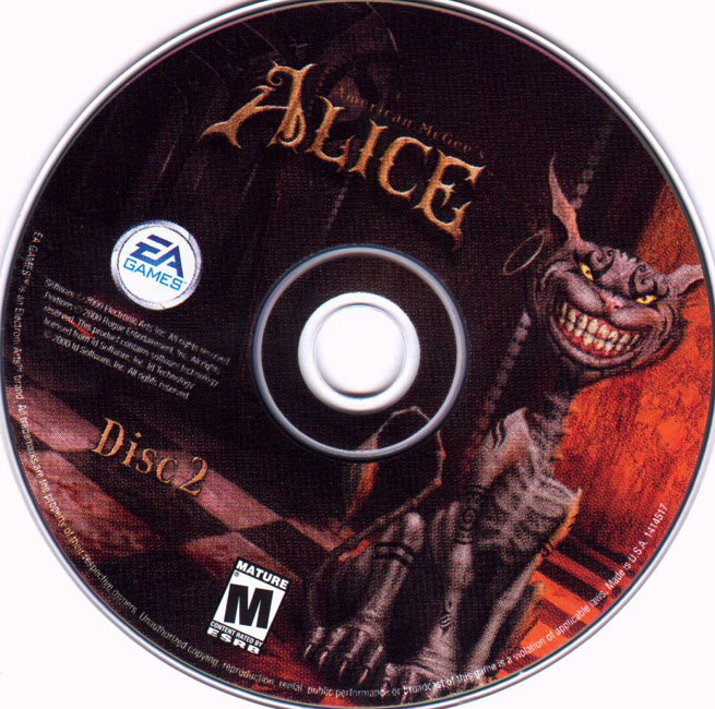 American McGee's Alice - CD obal 2