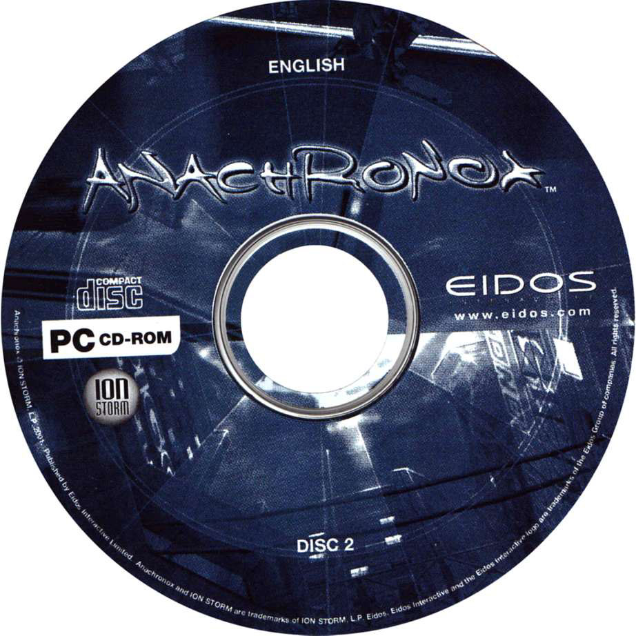 Anachronox - CD obal 2