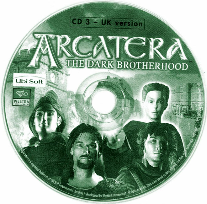 Arcatera: The Dark Brotherhood - CD obal 3