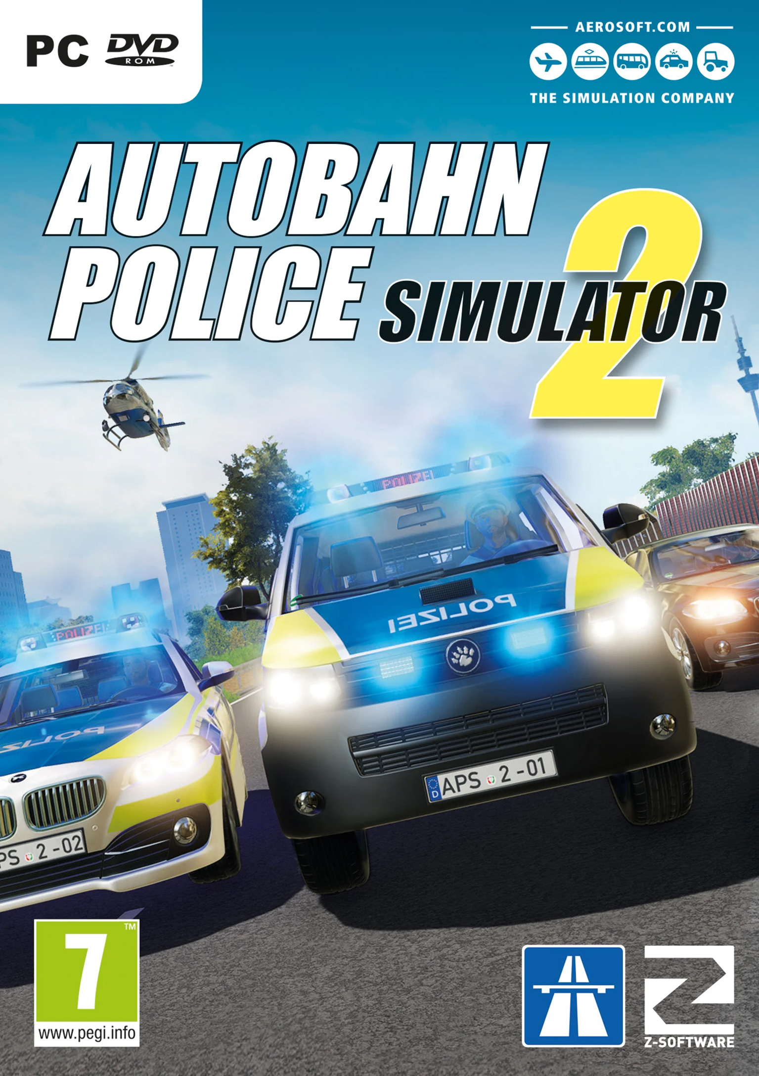 Autobahn Police Simulator 2 - pedn DVD obal