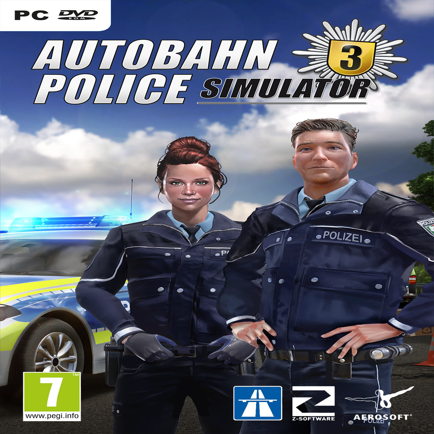 Autobahn Police Simulator 3 - pedn CD obal 2