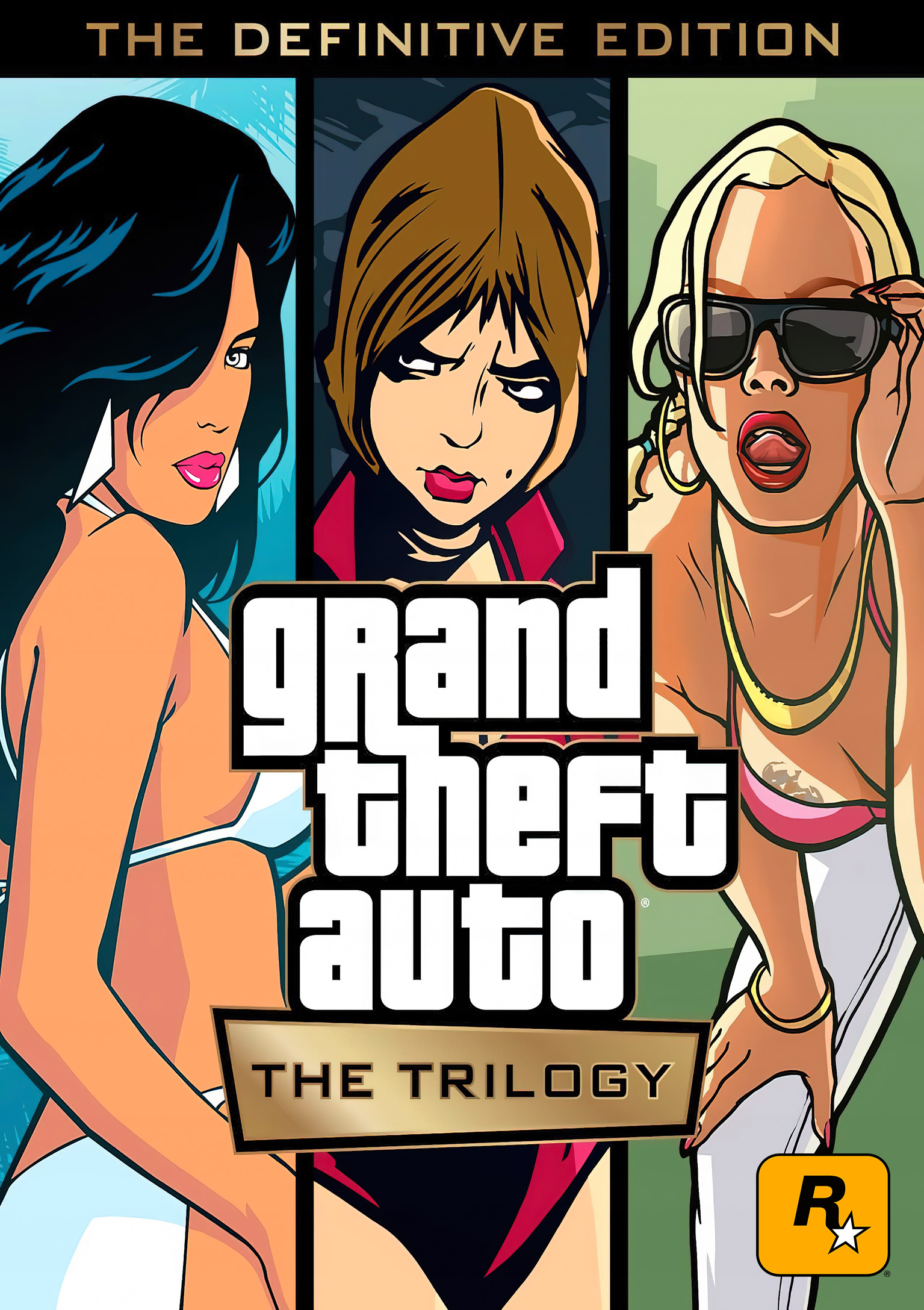 Grand Theft Auto: The Trilogy - The Definitive Edition - pedn DVD obal