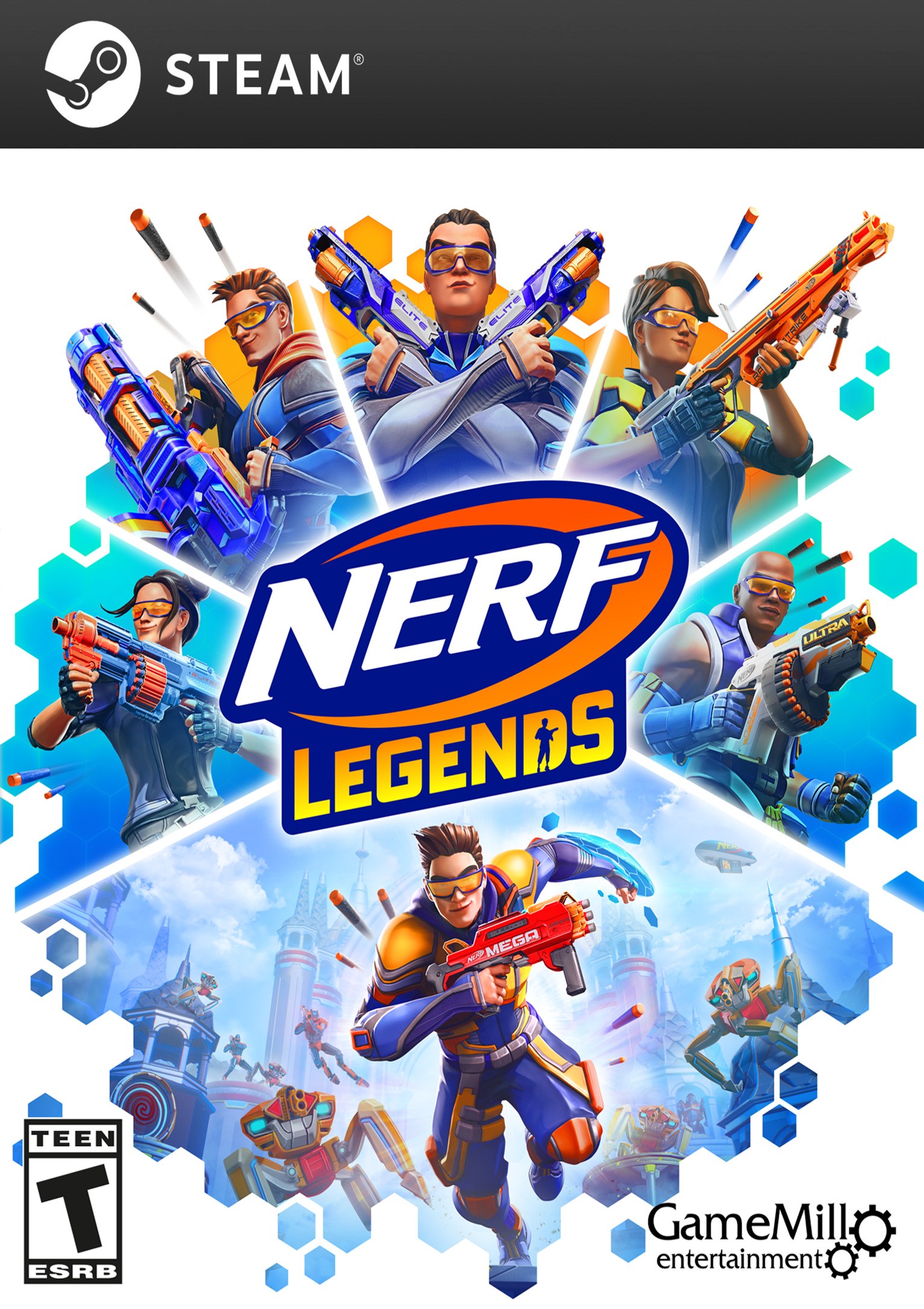 Nerf Legends - pedn DVD obal