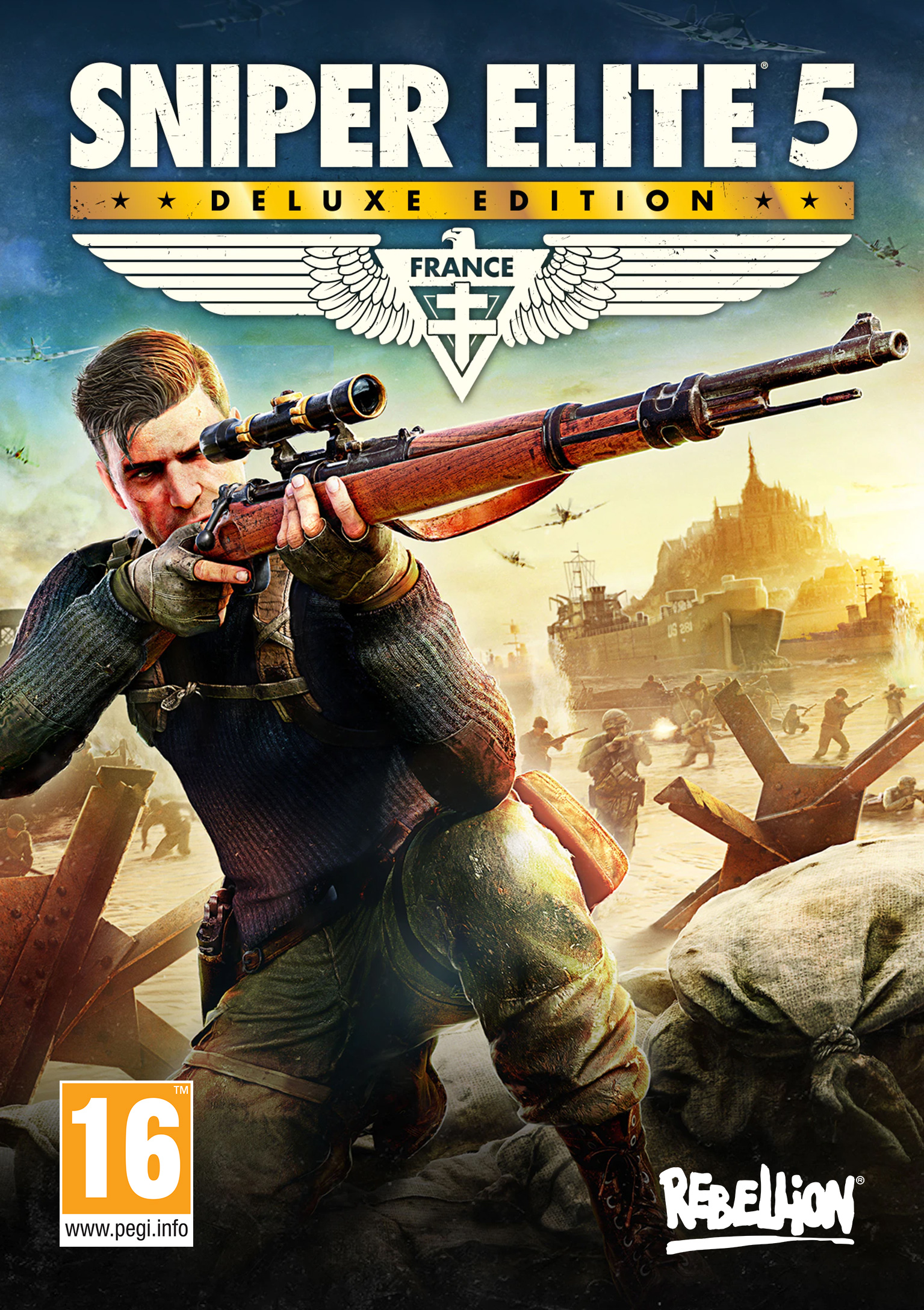 Sniper Elite 5 - pedn DVD obal 2