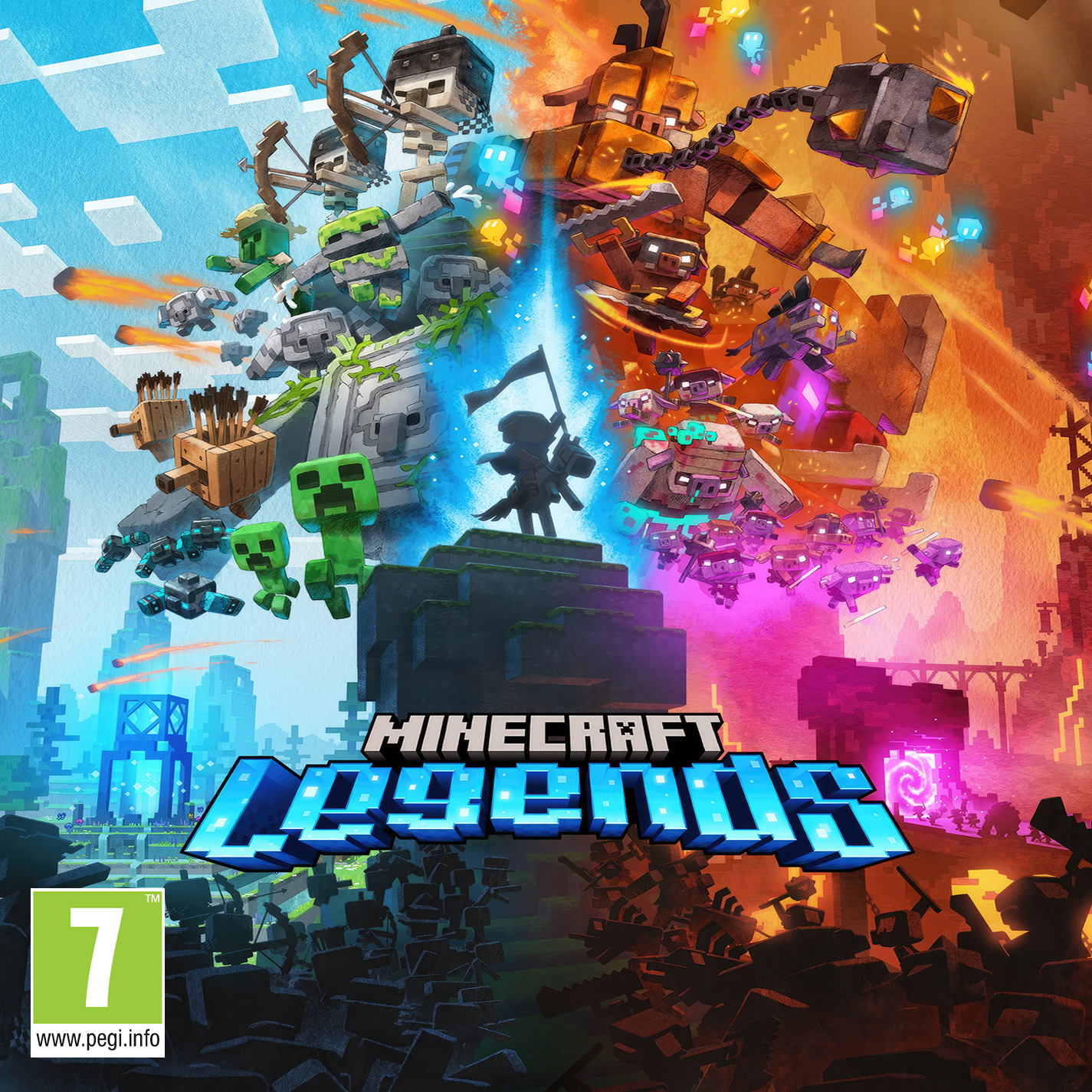Minecraft Legends - pedn CD obal