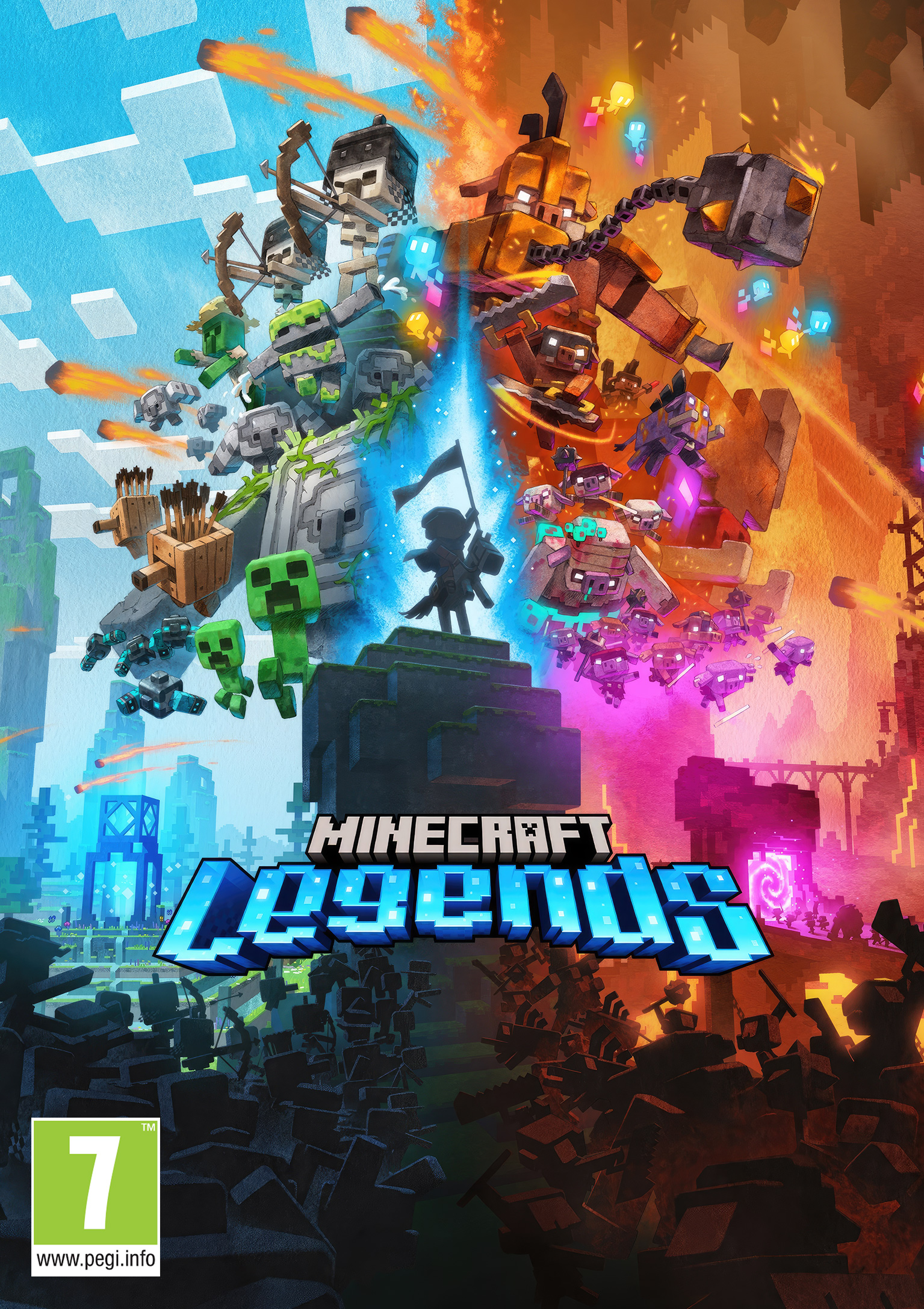 Minecraft Legends - pedn DVD obal