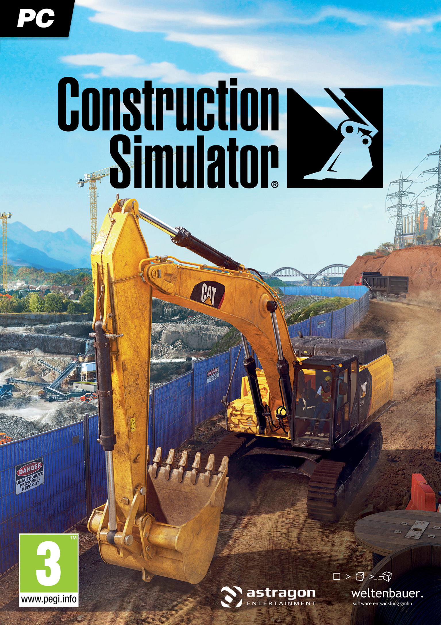 Construction Simulator - pedn DVD obal