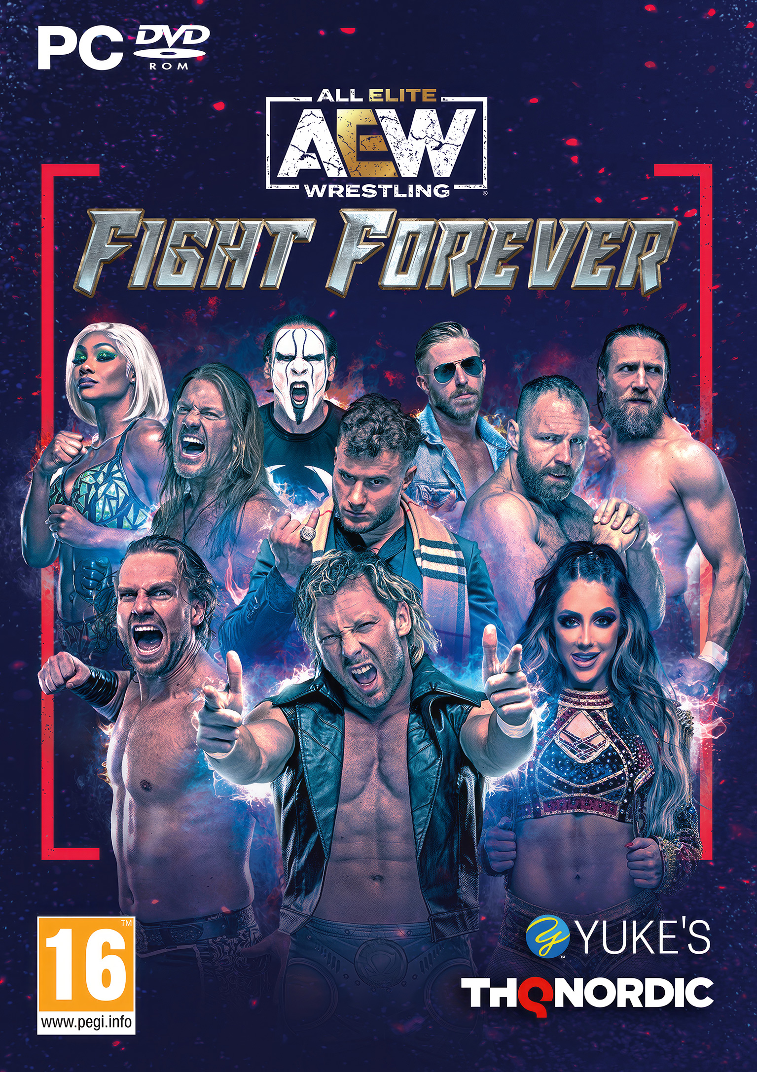AEW: Fight Forever - pedn DVD obal 2
