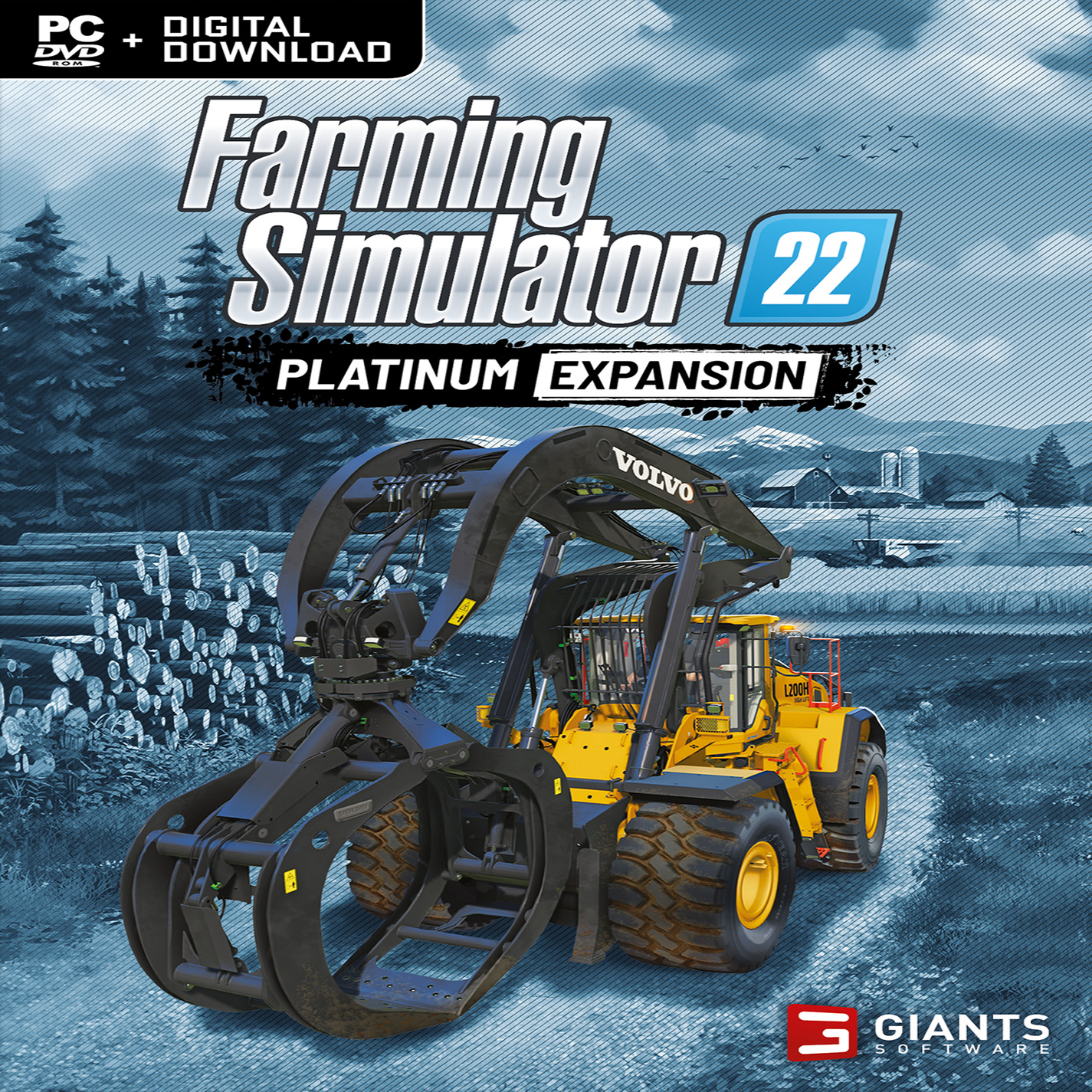 Farming Simulator 22: Platinum Edition - pedn CD obal 2