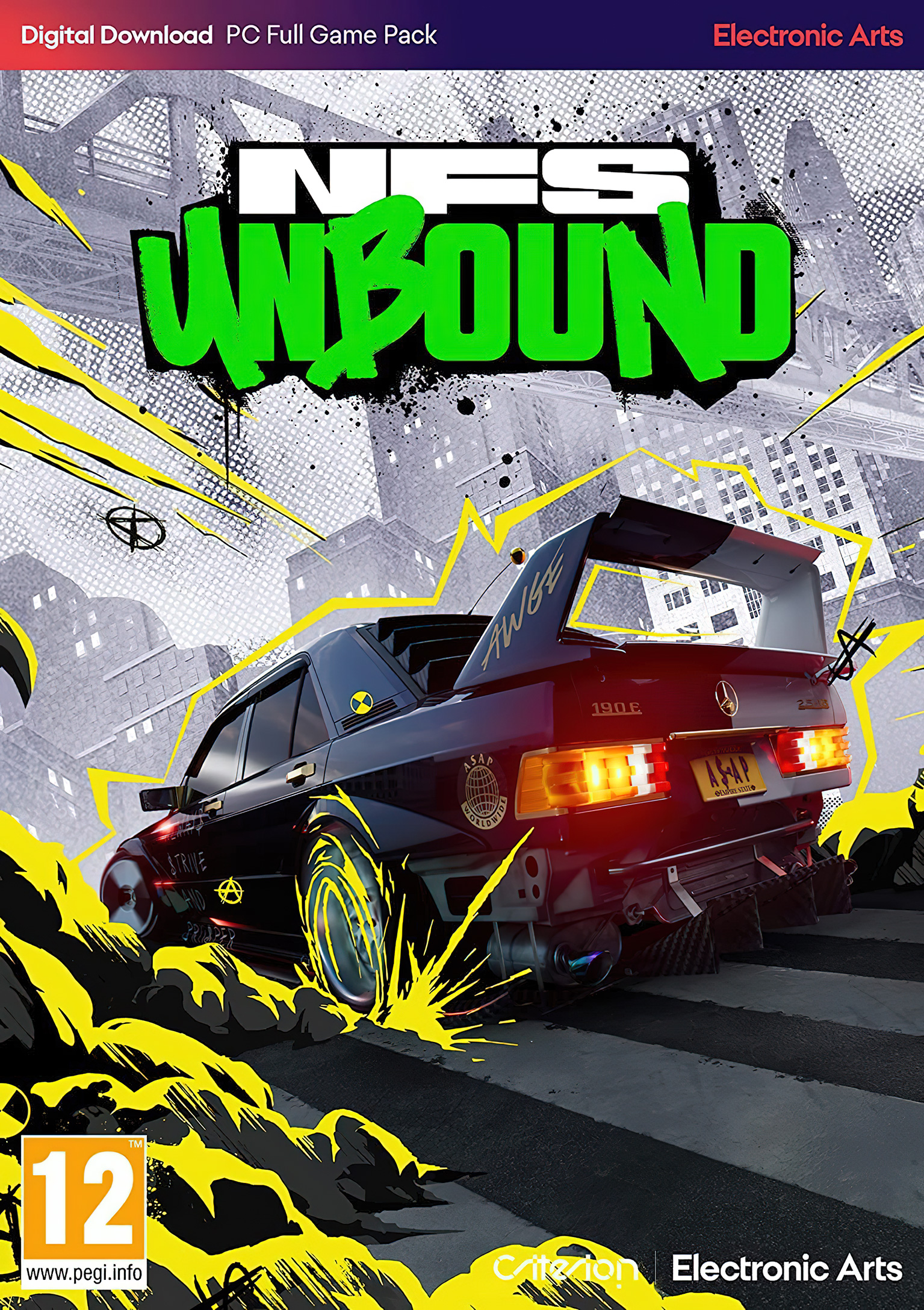 Need for Speed: Unbound - pedn DVD obal