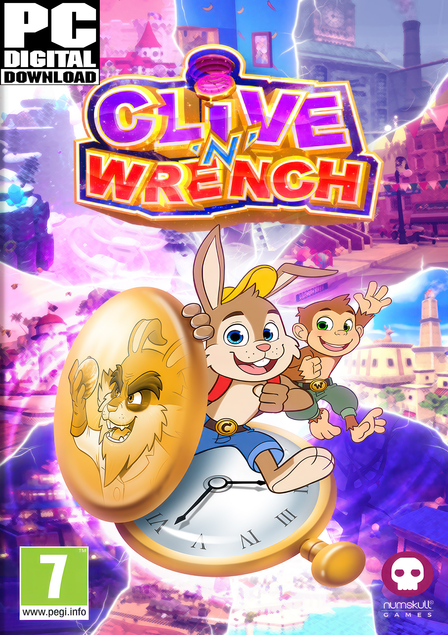 Clive 'N' Wrench - přední DVD obal