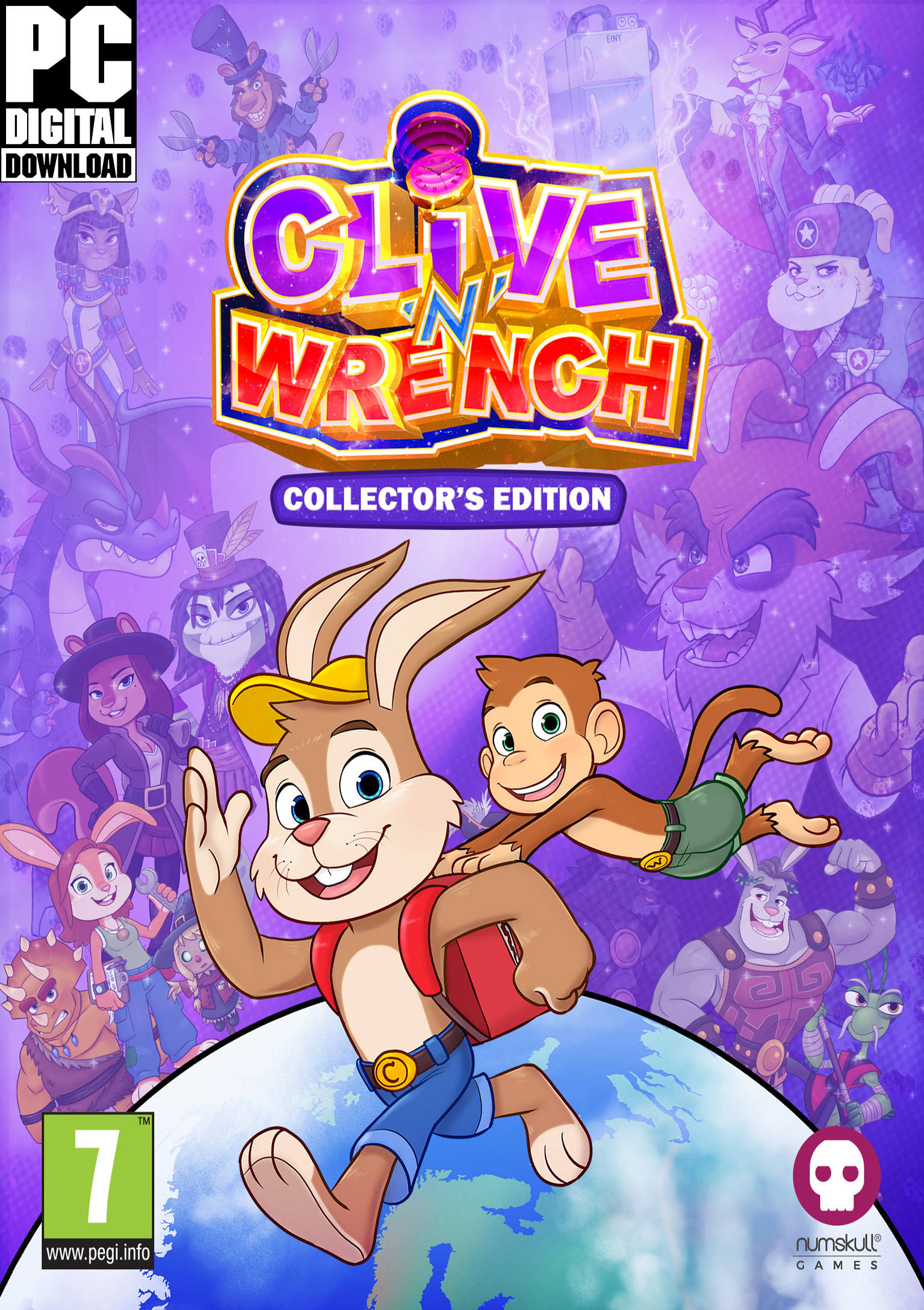 Clive 'N' Wrench - pedn DVD obal 2