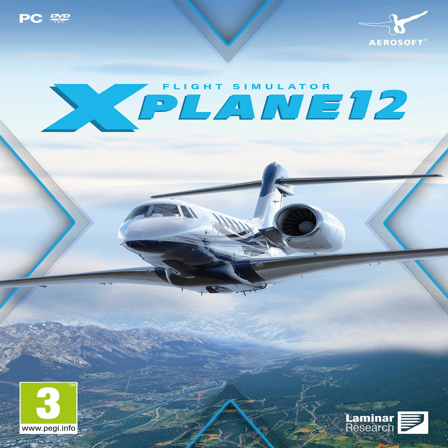 X-Plane 12 - pedn CD obal