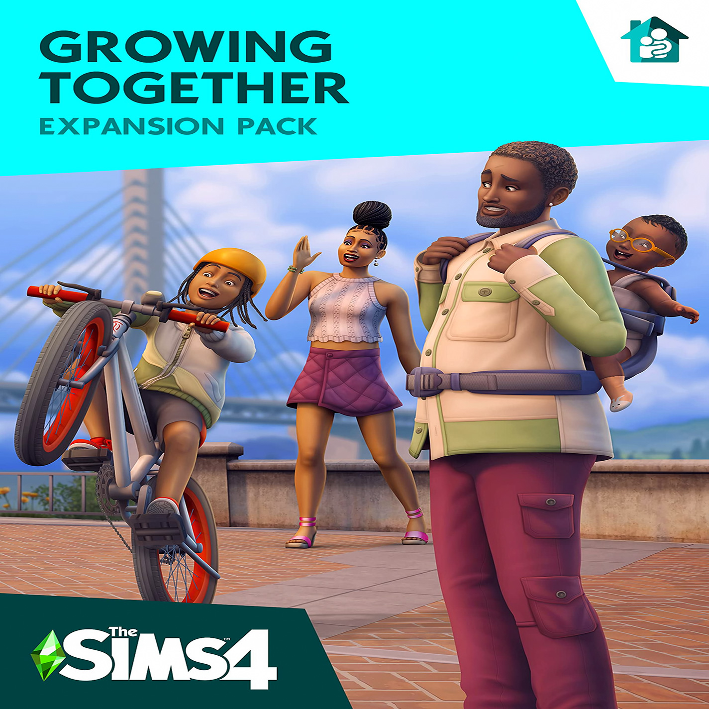 The Sims 4: Growing Together - pedn CD obal